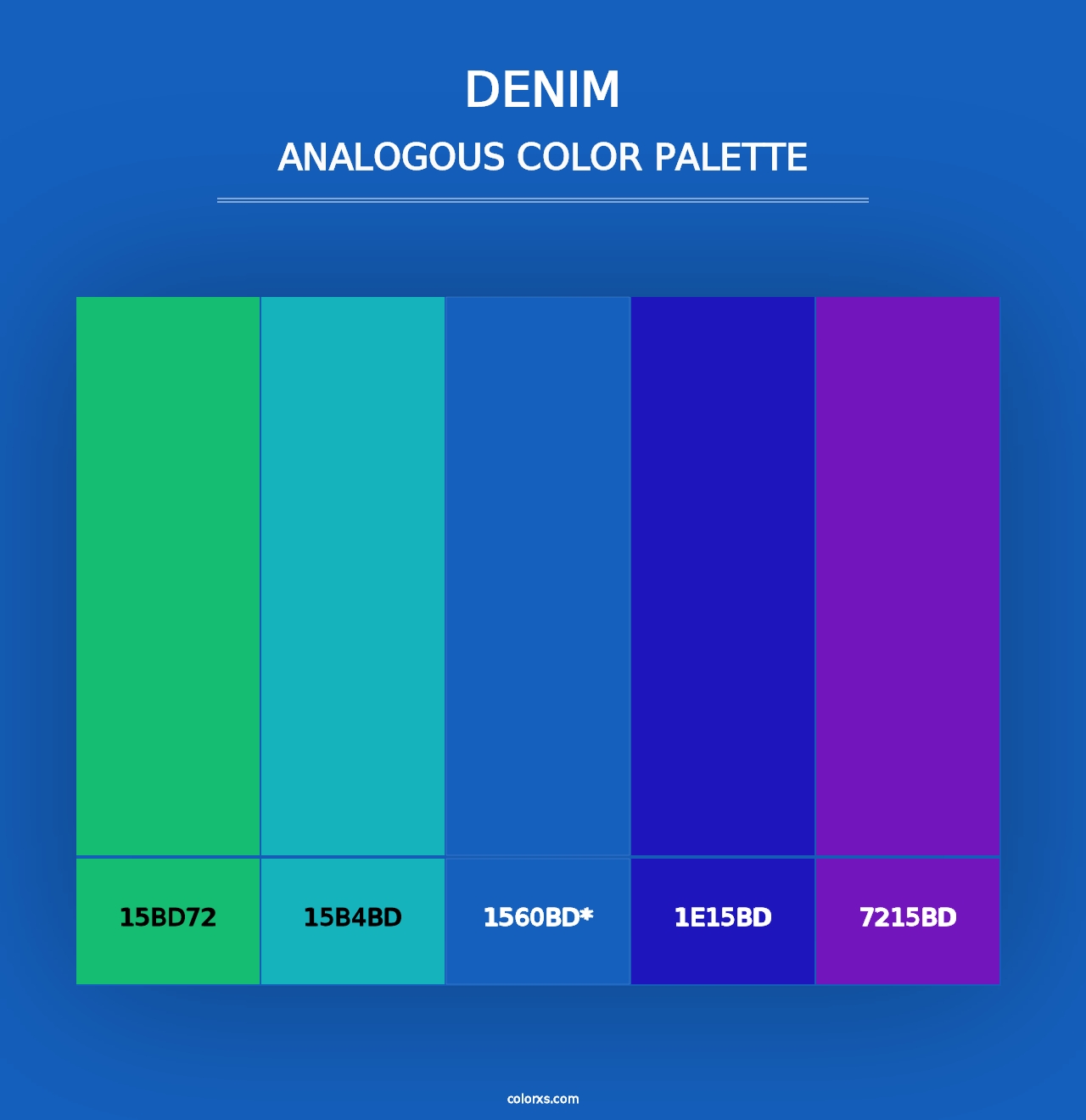 Denim - Analogous Color Palette