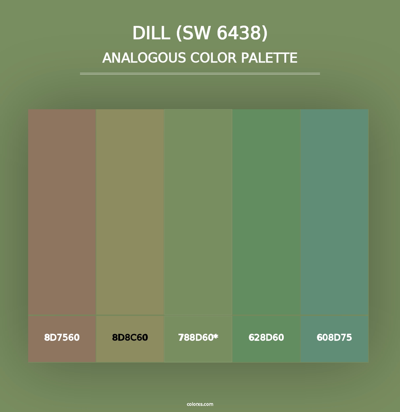 Dill (SW 6438) - Analogous Color Palette