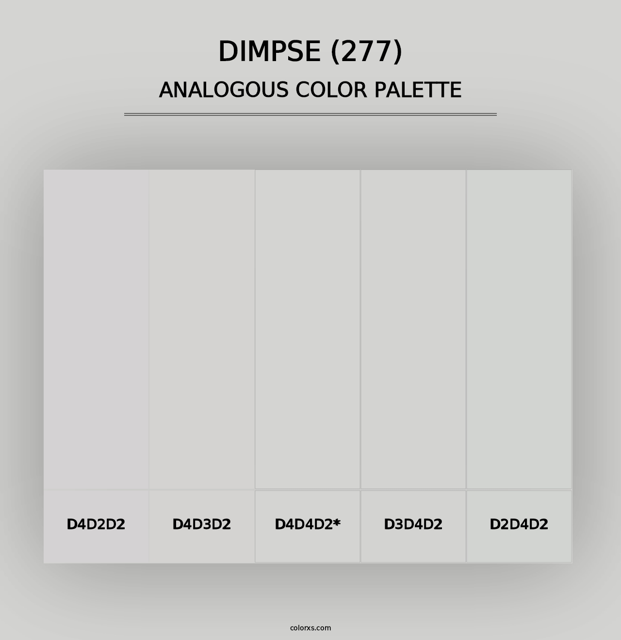 Dimpse (277) - Analogous Color Palette