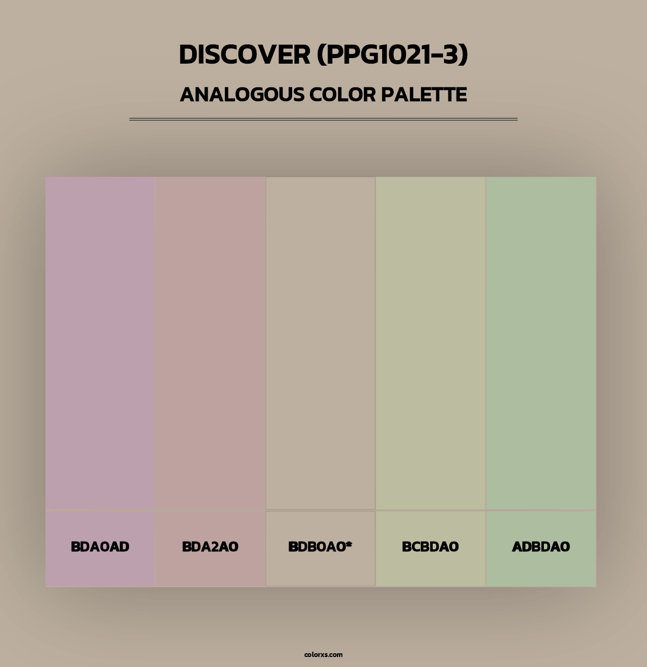 Discover (PPG1021-3) - Analogous Color Palette