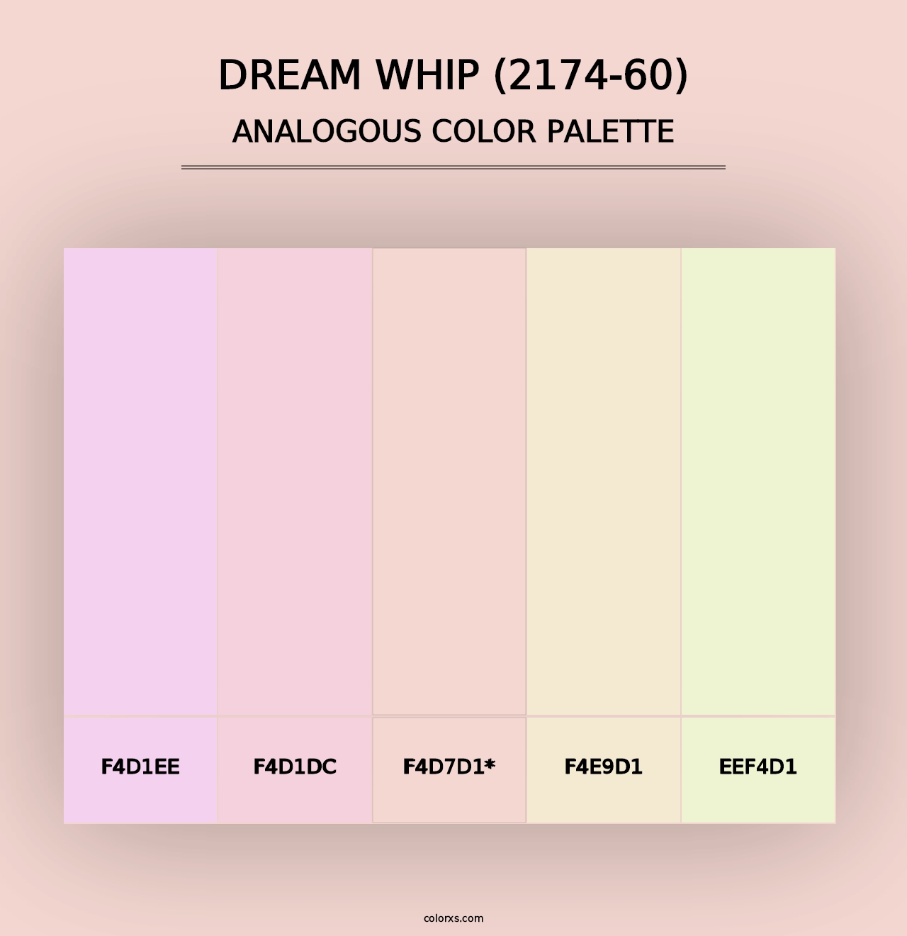 Dream Whip (2174-60) - Analogous Color Palette