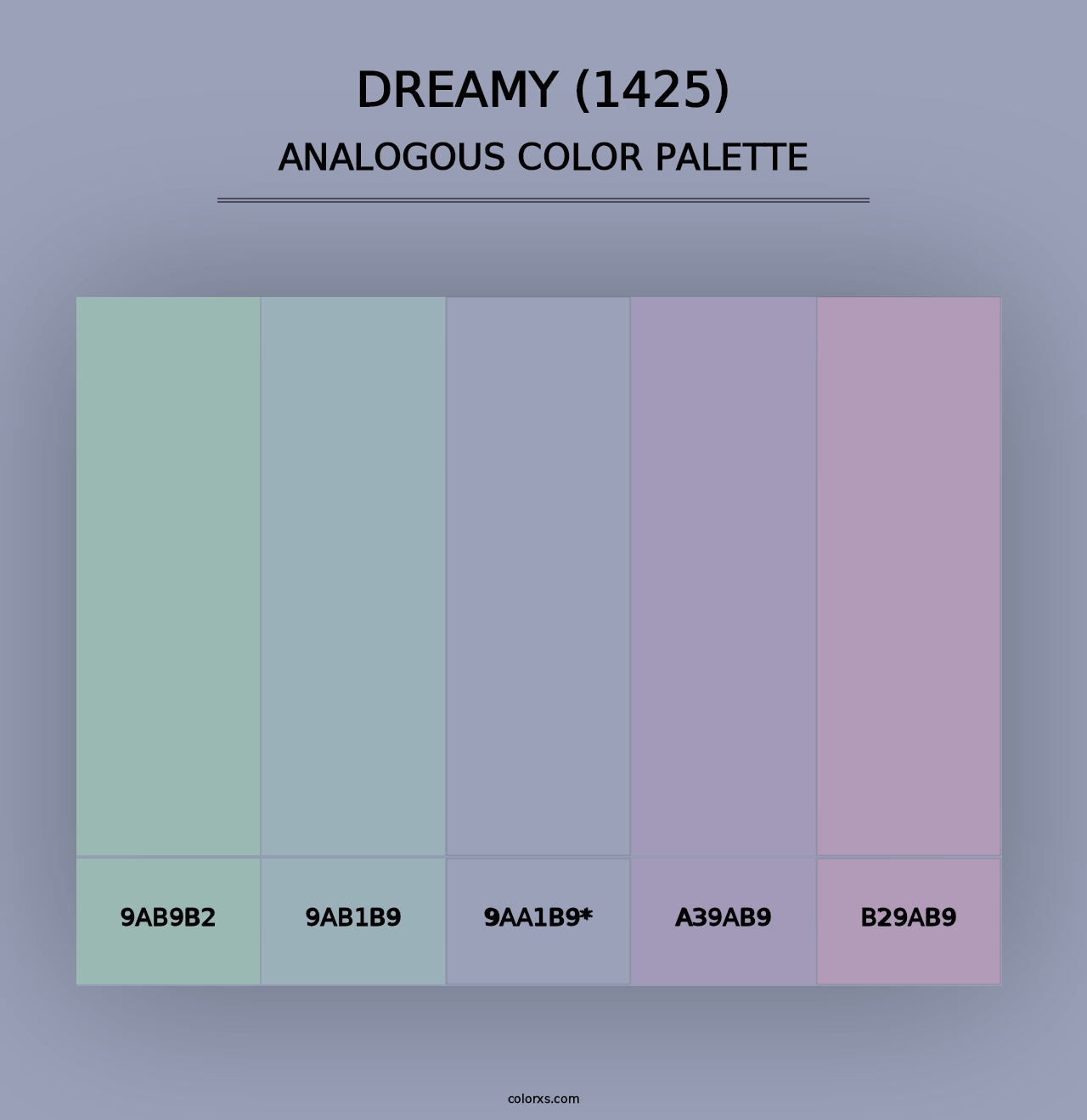 Dreamy (1425) - Analogous Color Palette