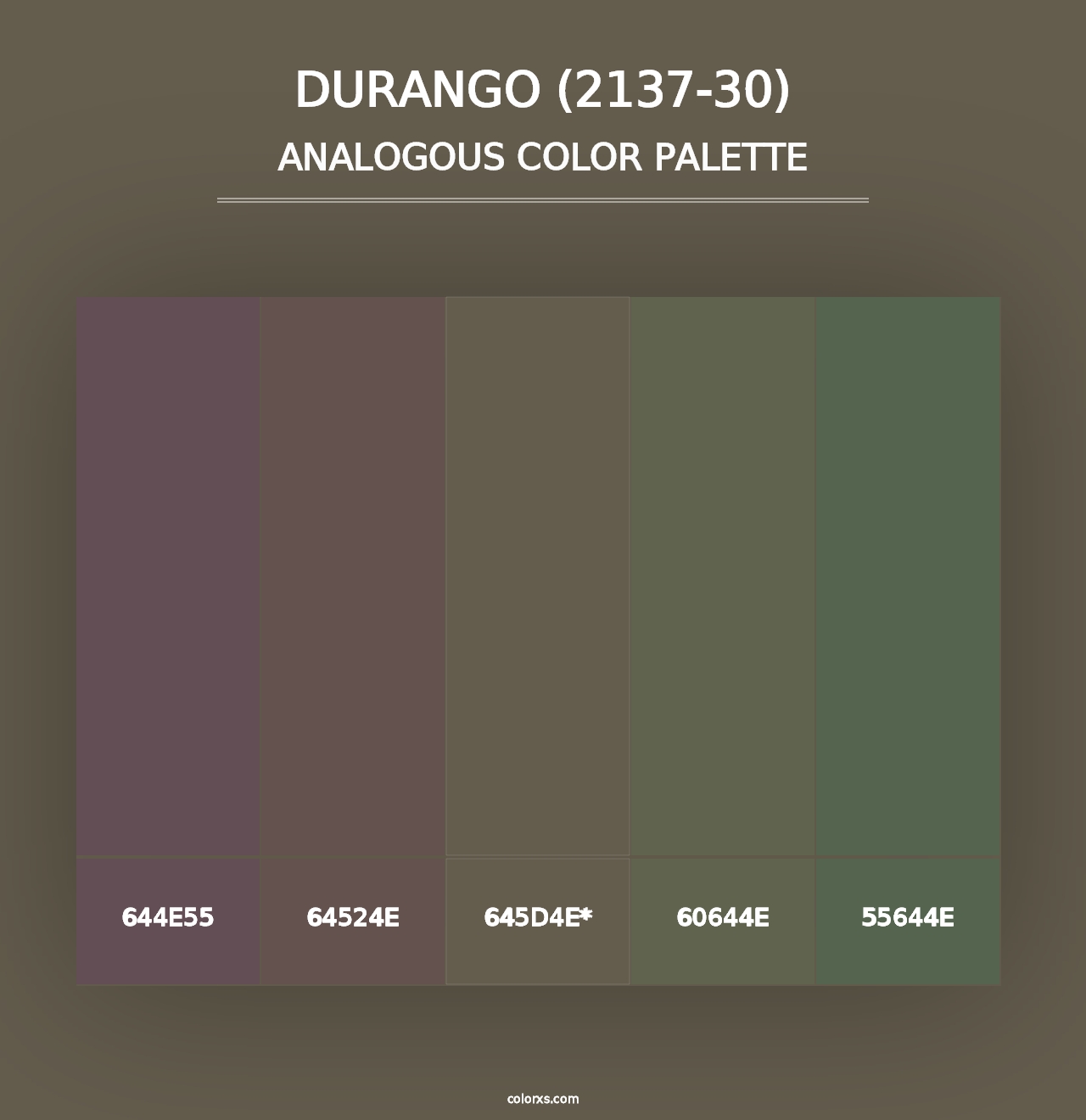 Durango (2137-30) - Analogous Color Palette