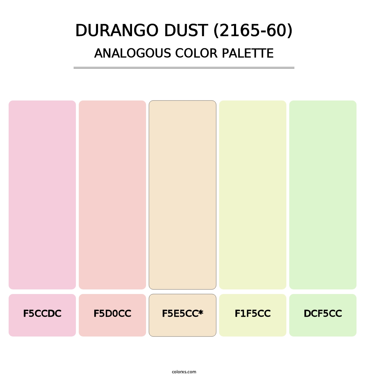 Durango Dust (2165-60) - Analogous Color Palette