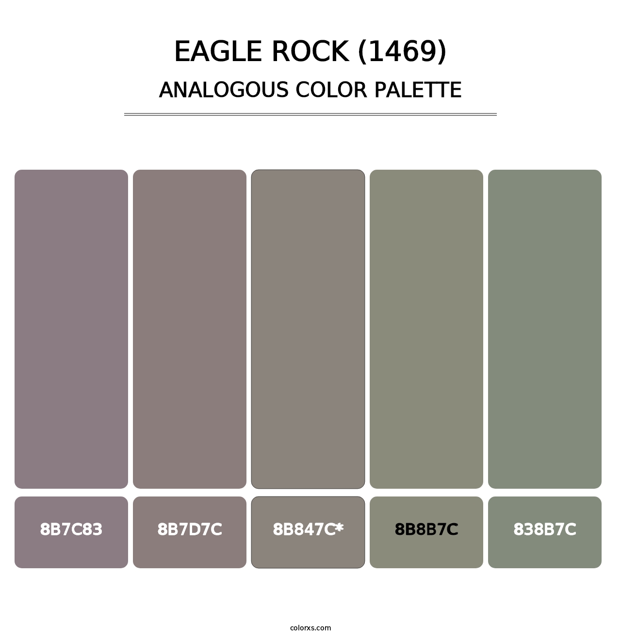 Eagle Rock (1469) - Analogous Color Palette