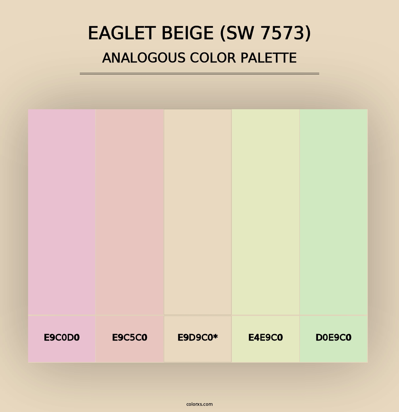 Eaglet Beige (SW 7573) - Analogous Color Palette