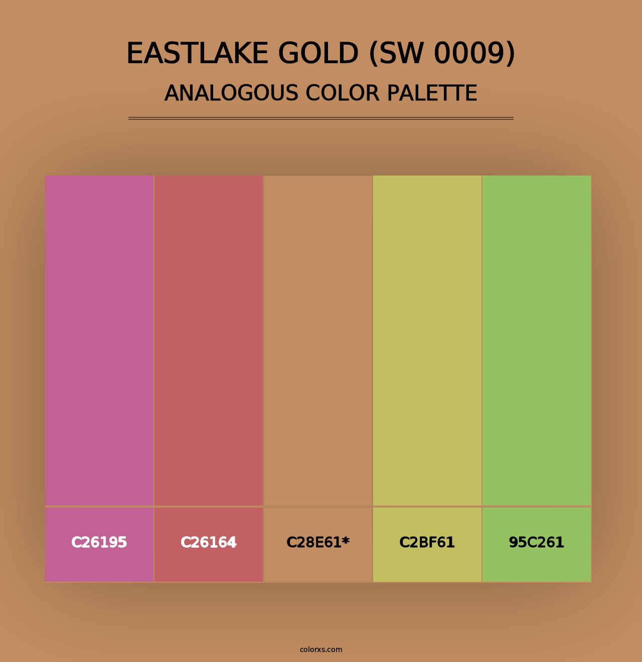 Eastlake Gold (SW 0009) - Analogous Color Palette