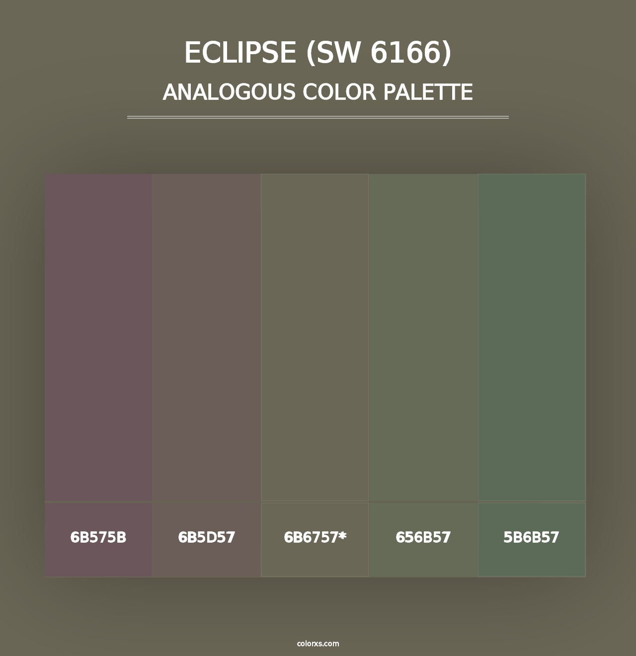 Eclipse (SW 6166) - Analogous Color Palette