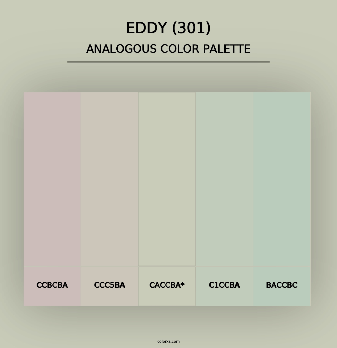 Eddy (301) - Analogous Color Palette