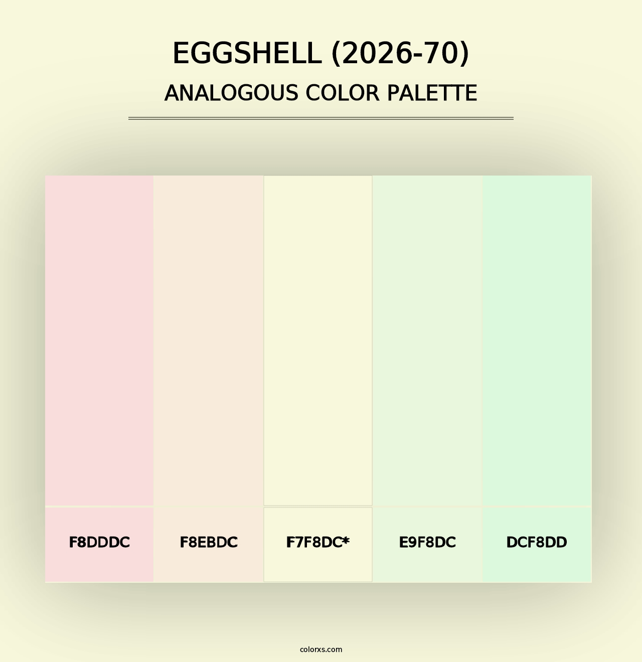 Eggshell (2026-70) - Analogous Color Palette