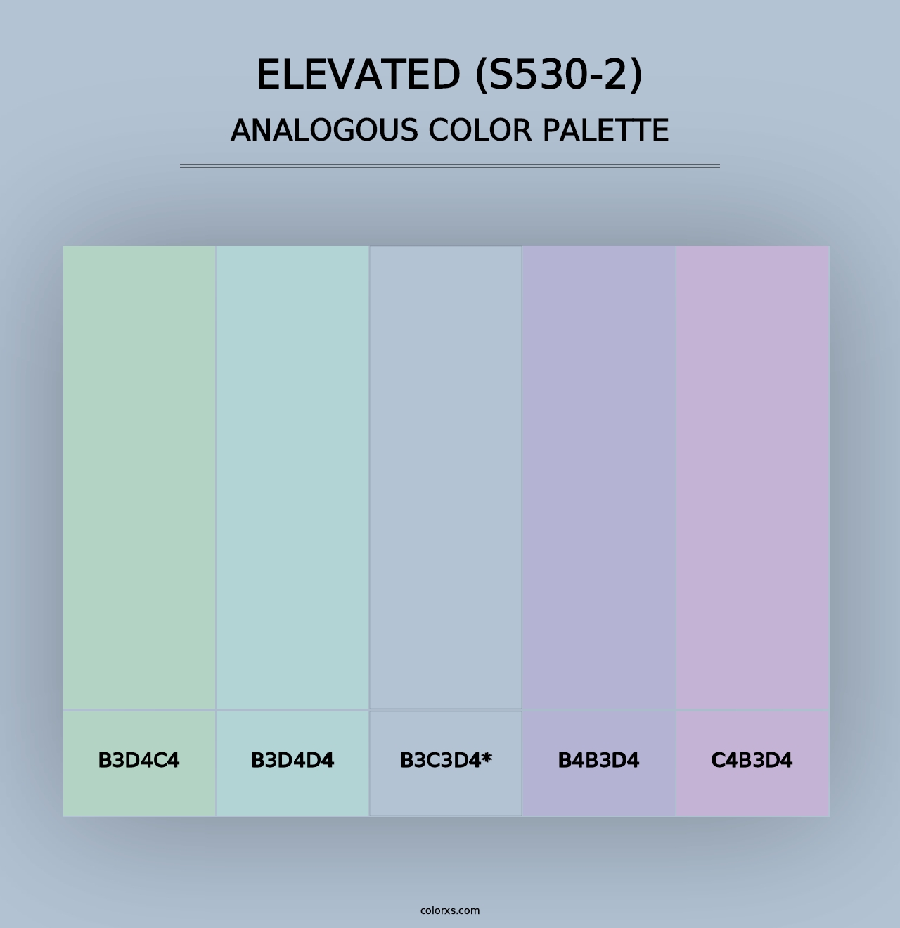 Elevated (S530-2) - Analogous Color Palette