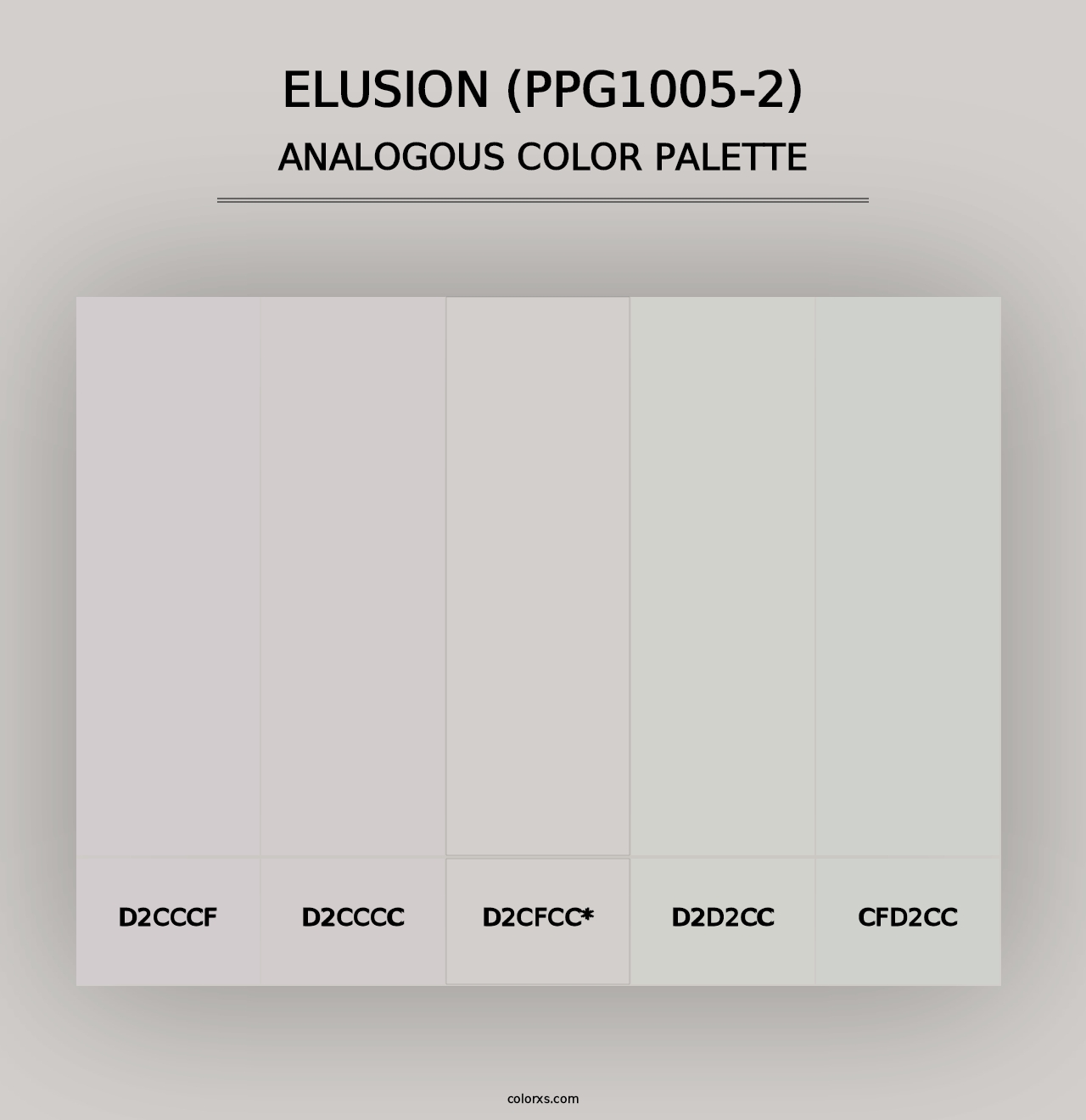 Elusion (PPG1005-2) - Analogous Color Palette