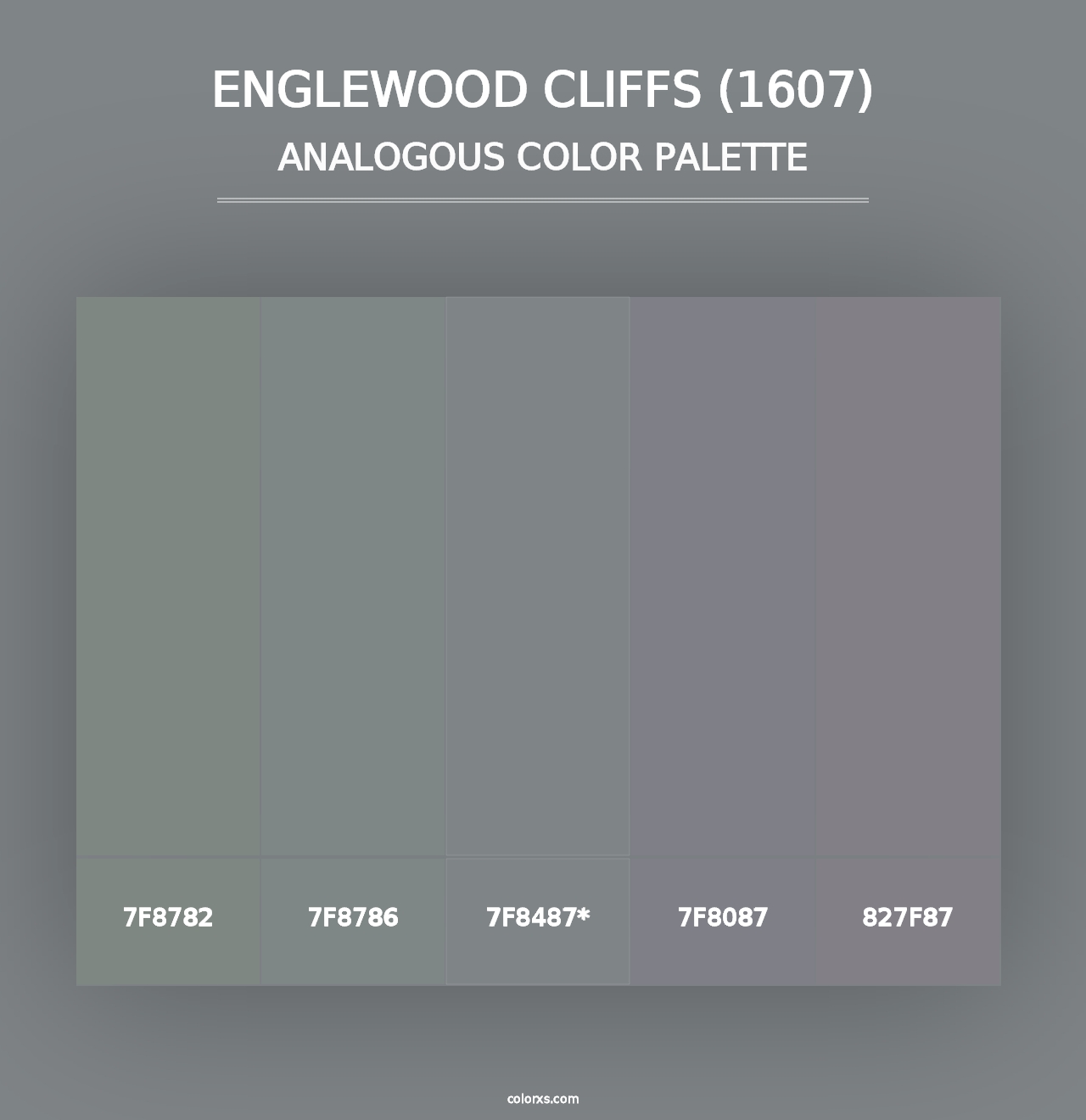 Englewood Cliffs (1607) - Analogous Color Palette