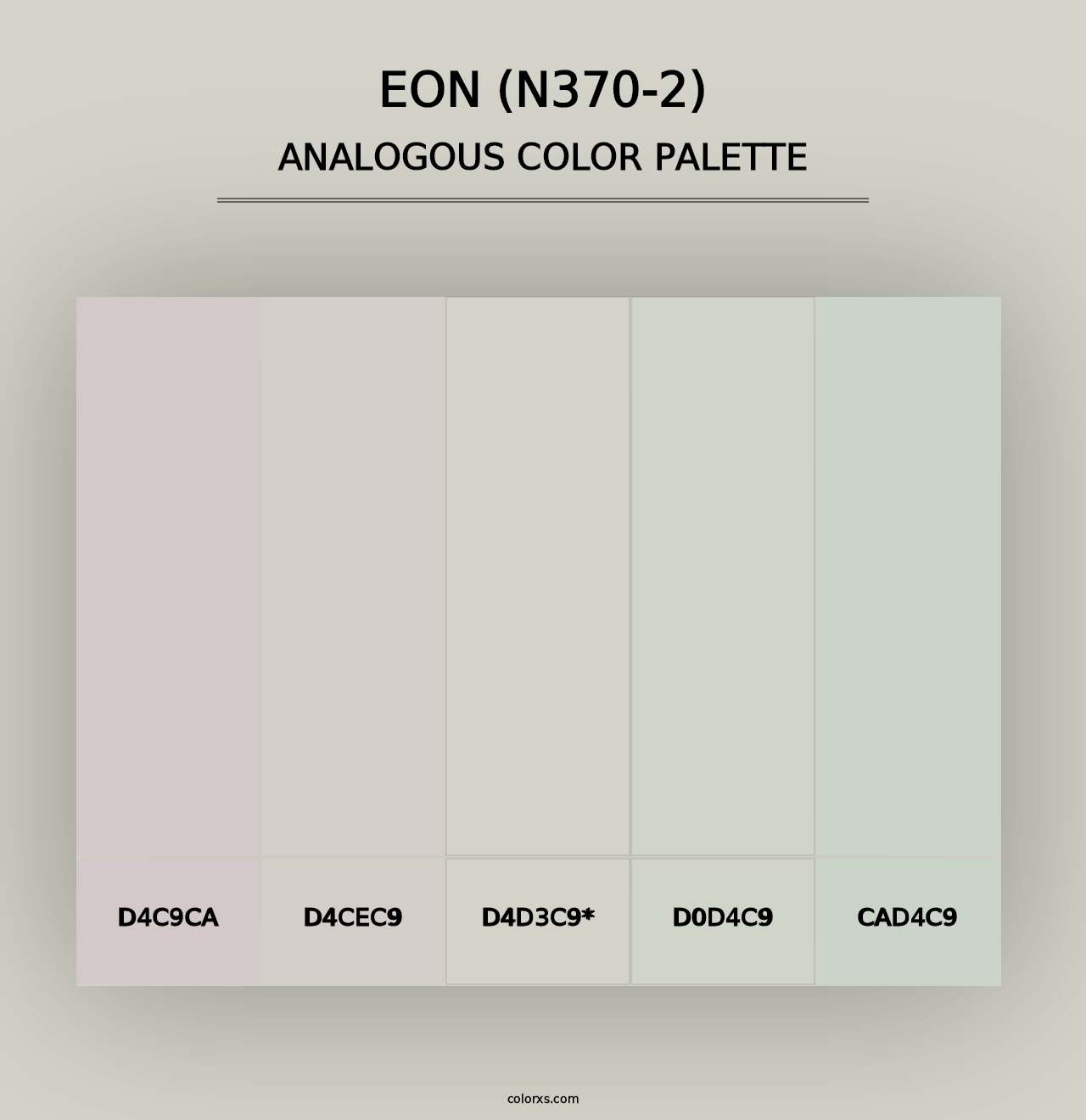 Eon (N370-2) - Analogous Color Palette