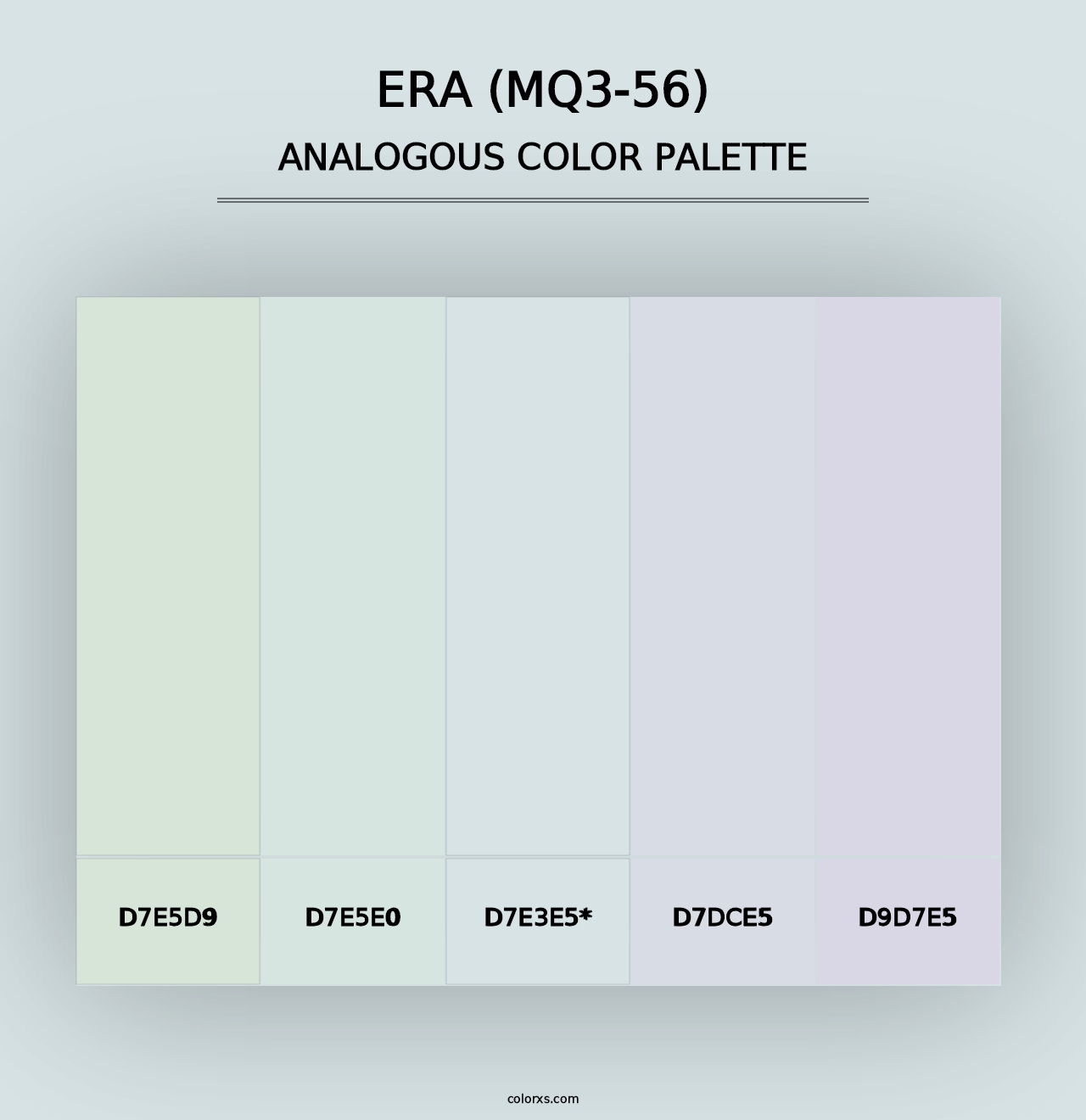 Era (MQ3-56) - Analogous Color Palette