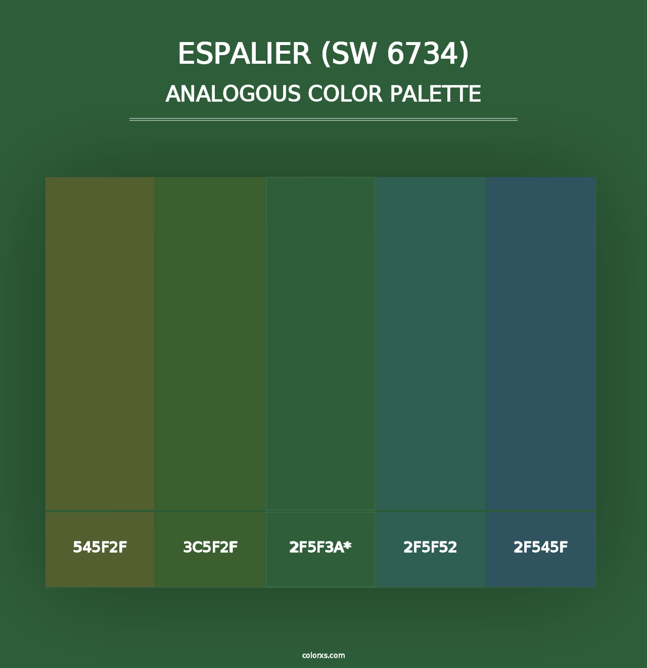 Espalier (SW 6734) - Analogous Color Palette