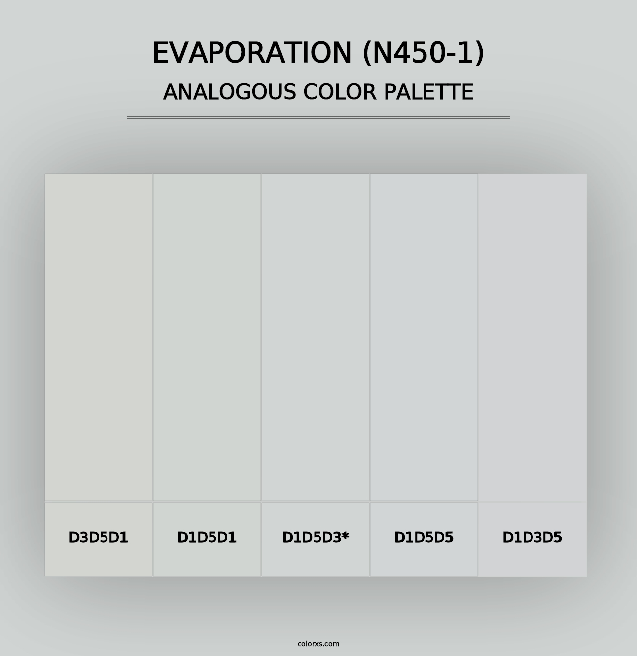 Evaporation (N450-1) - Analogous Color Palette