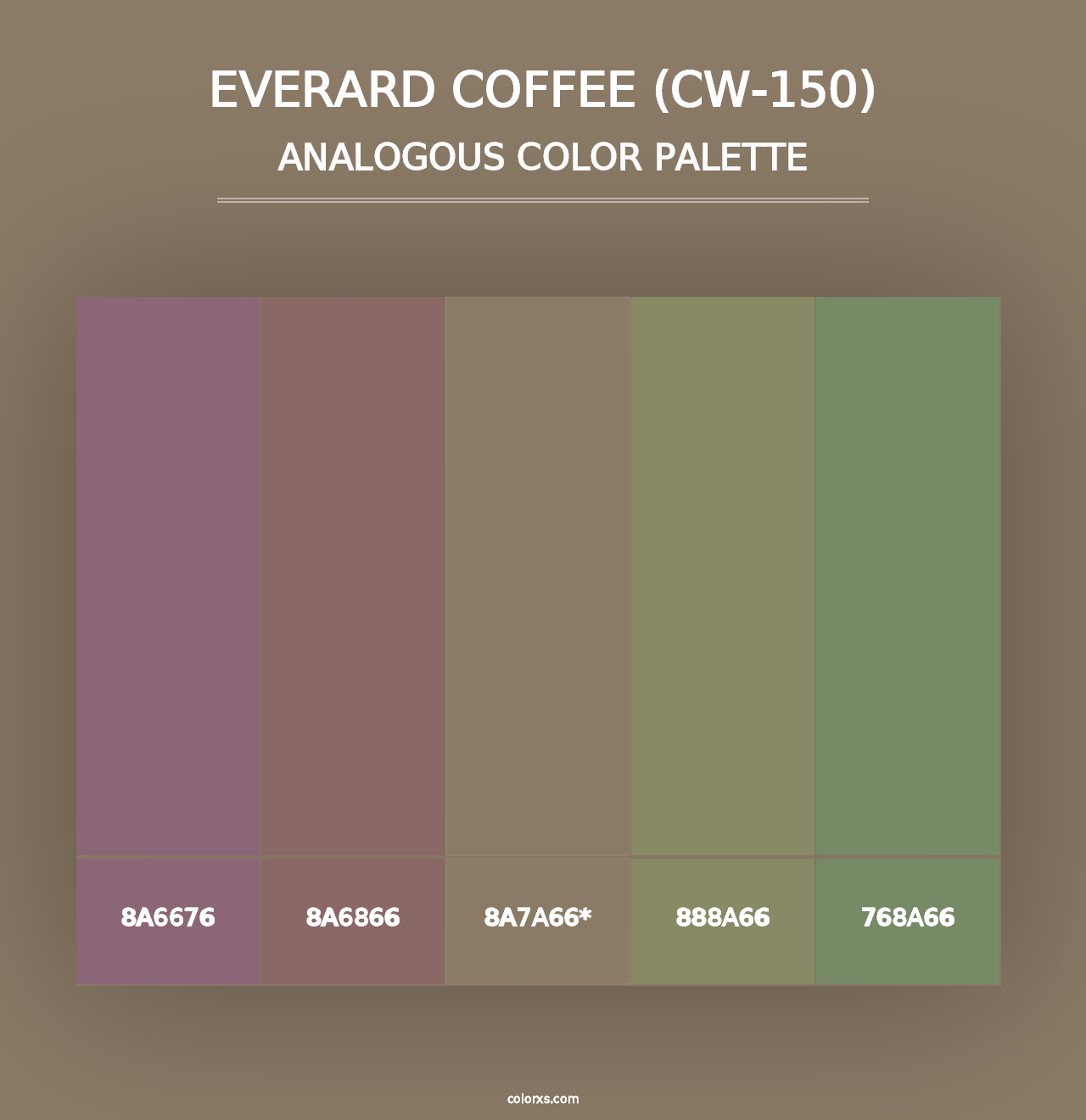 Everard Coffee (CW-150) - Analogous Color Palette