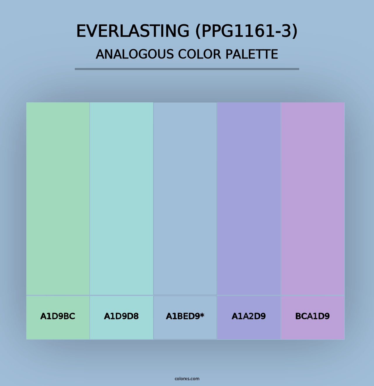 Everlasting (PPG1161-3) - Analogous Color Palette