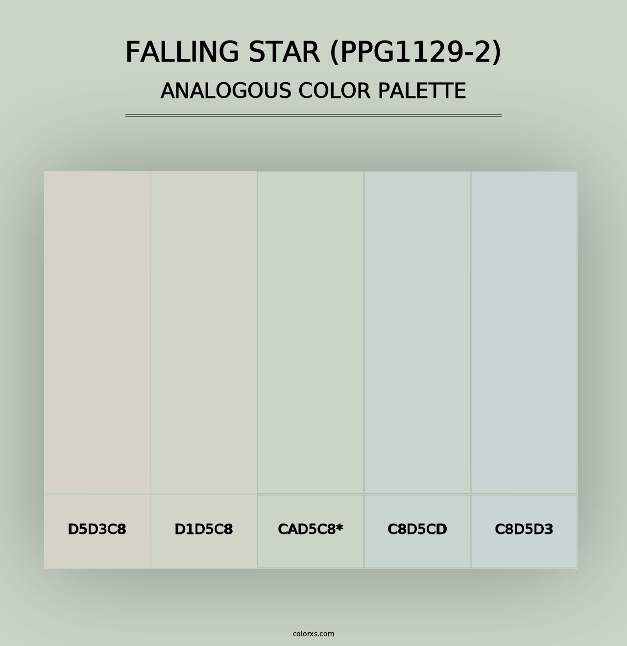 Falling Star (PPG1129-2) - Analogous Color Palette