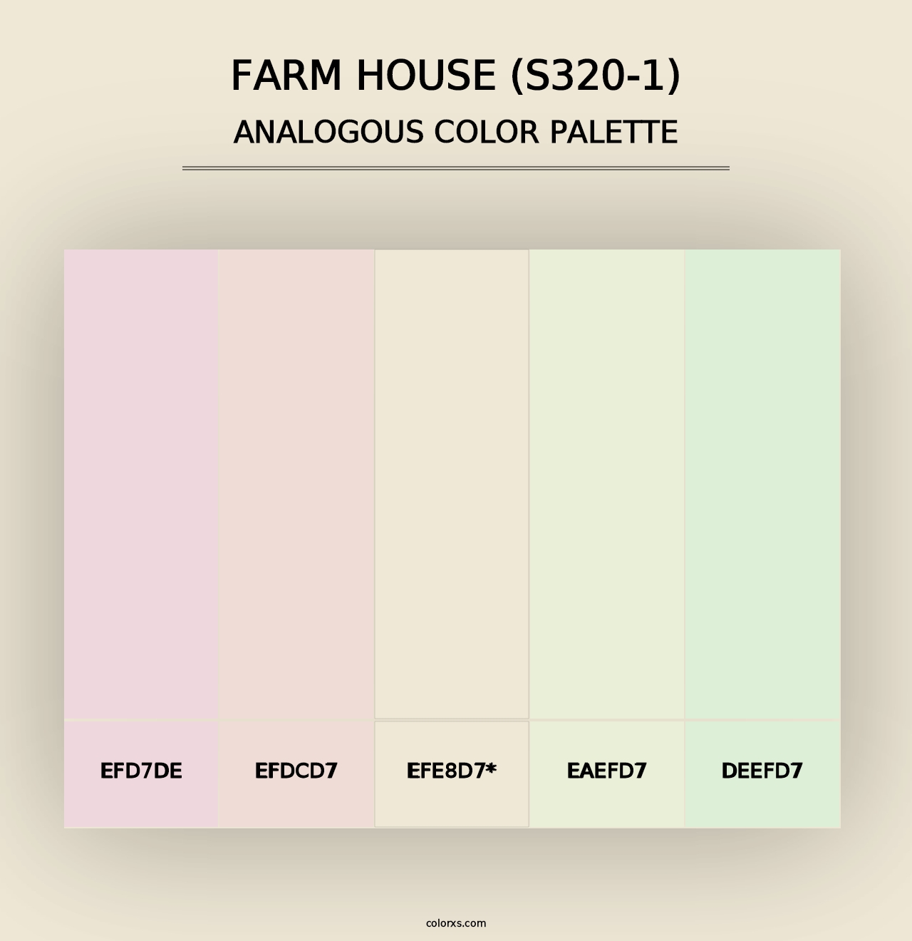 Farm House (S320-1) - Analogous Color Palette