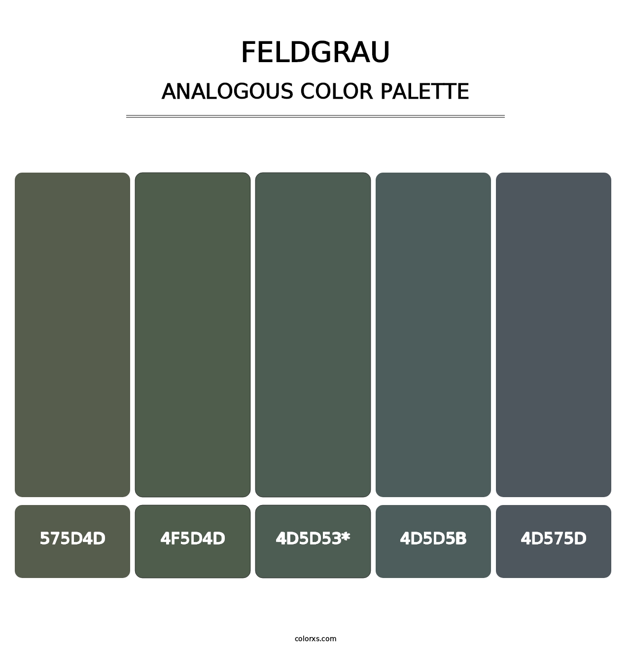 Feldgrau - Analogous Color Palette