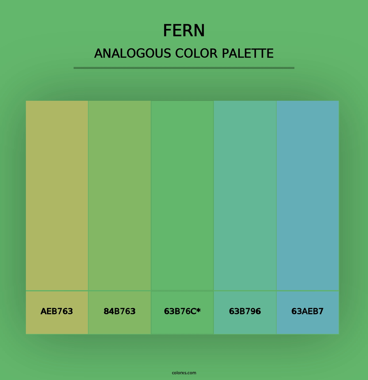 Fern - Analogous Color Palette