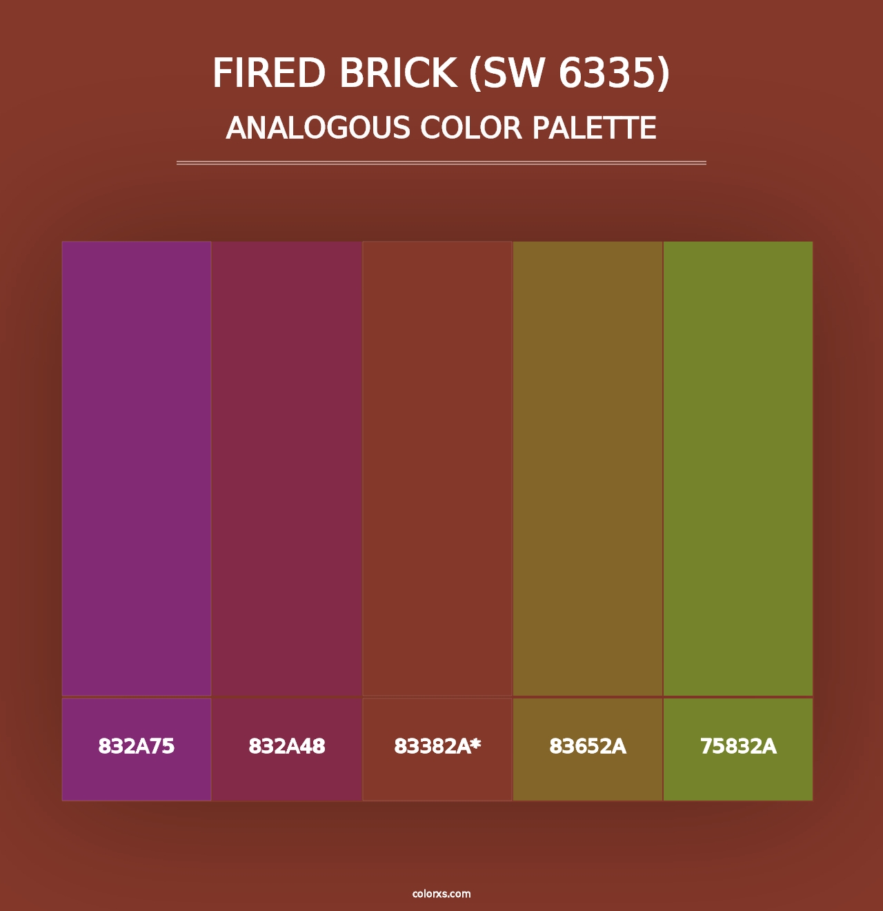 Fired Brick (SW 6335) - Analogous Color Palette