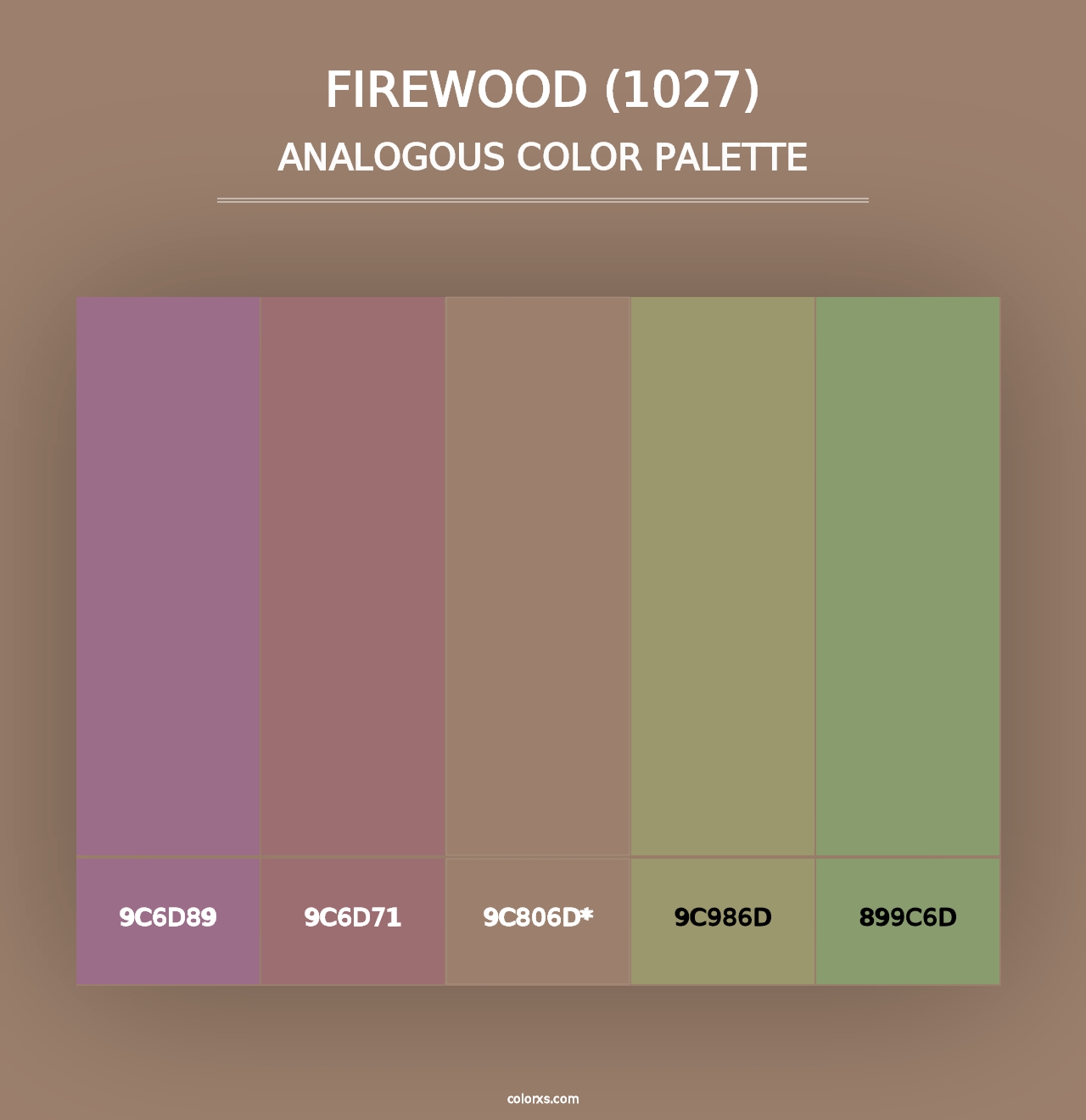 Firewood (1027) - Analogous Color Palette