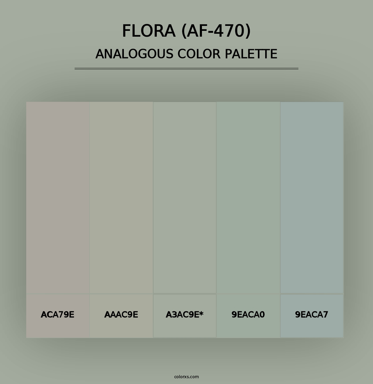 Flora (AF-470) - Analogous Color Palette