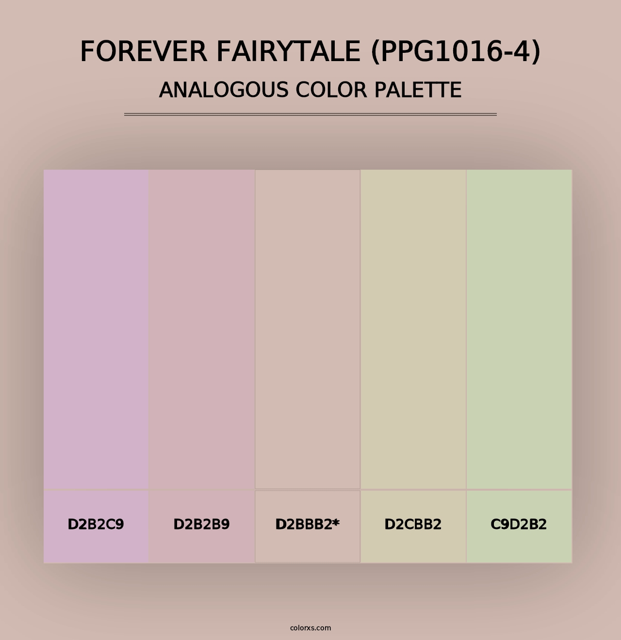 Forever Fairytale (PPG1016-4) - Analogous Color Palette