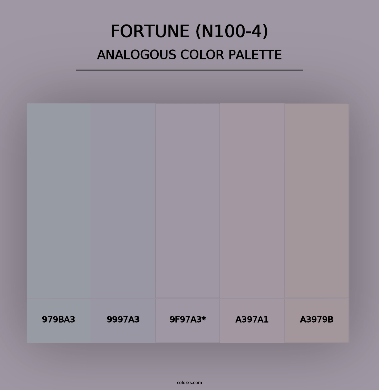 Fortune (N100-4) - Analogous Color Palette