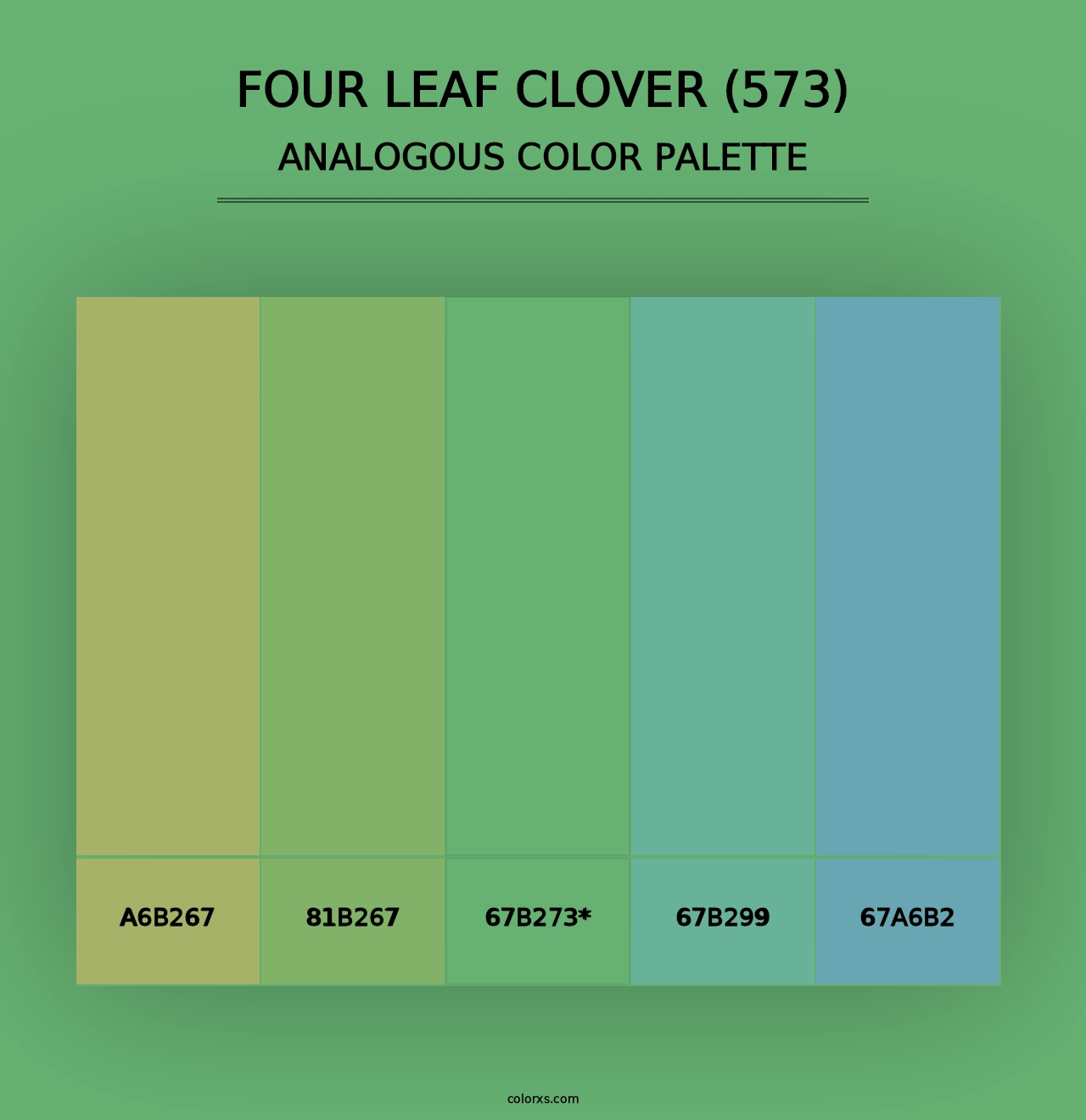 Four Leaf Clover (573) - Analogous Color Palette