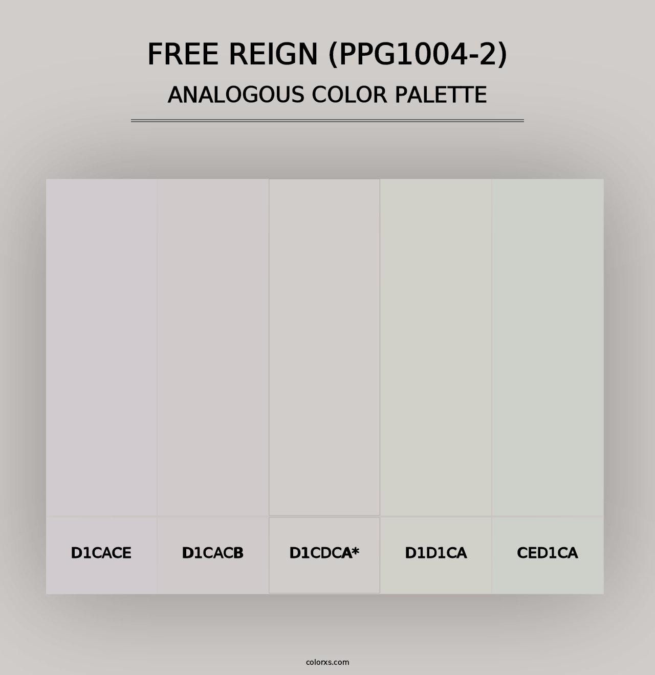 Free Reign (PPG1004-2) - Analogous Color Palette