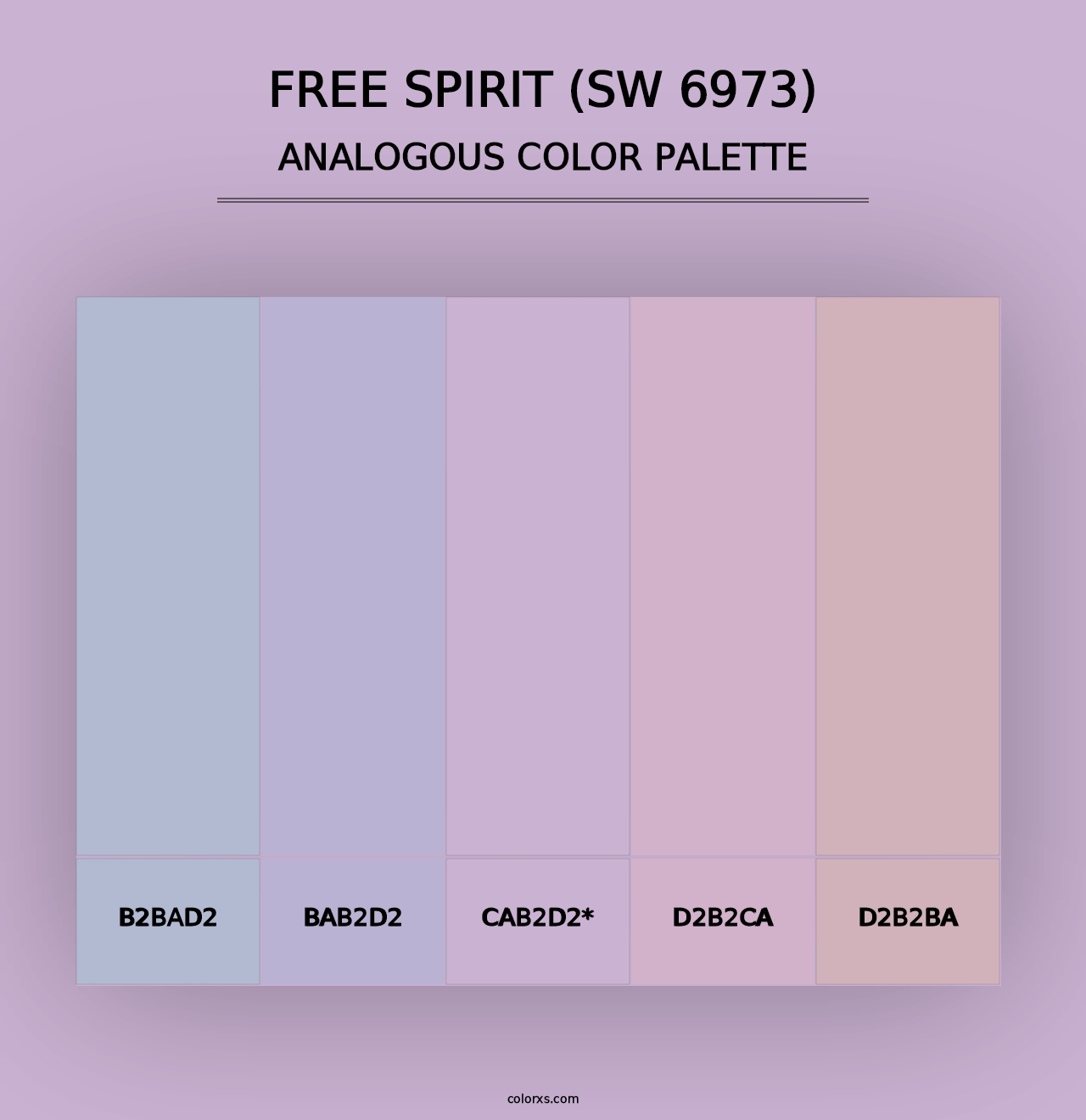 Free Spirit (SW 6973) - Analogous Color Palette