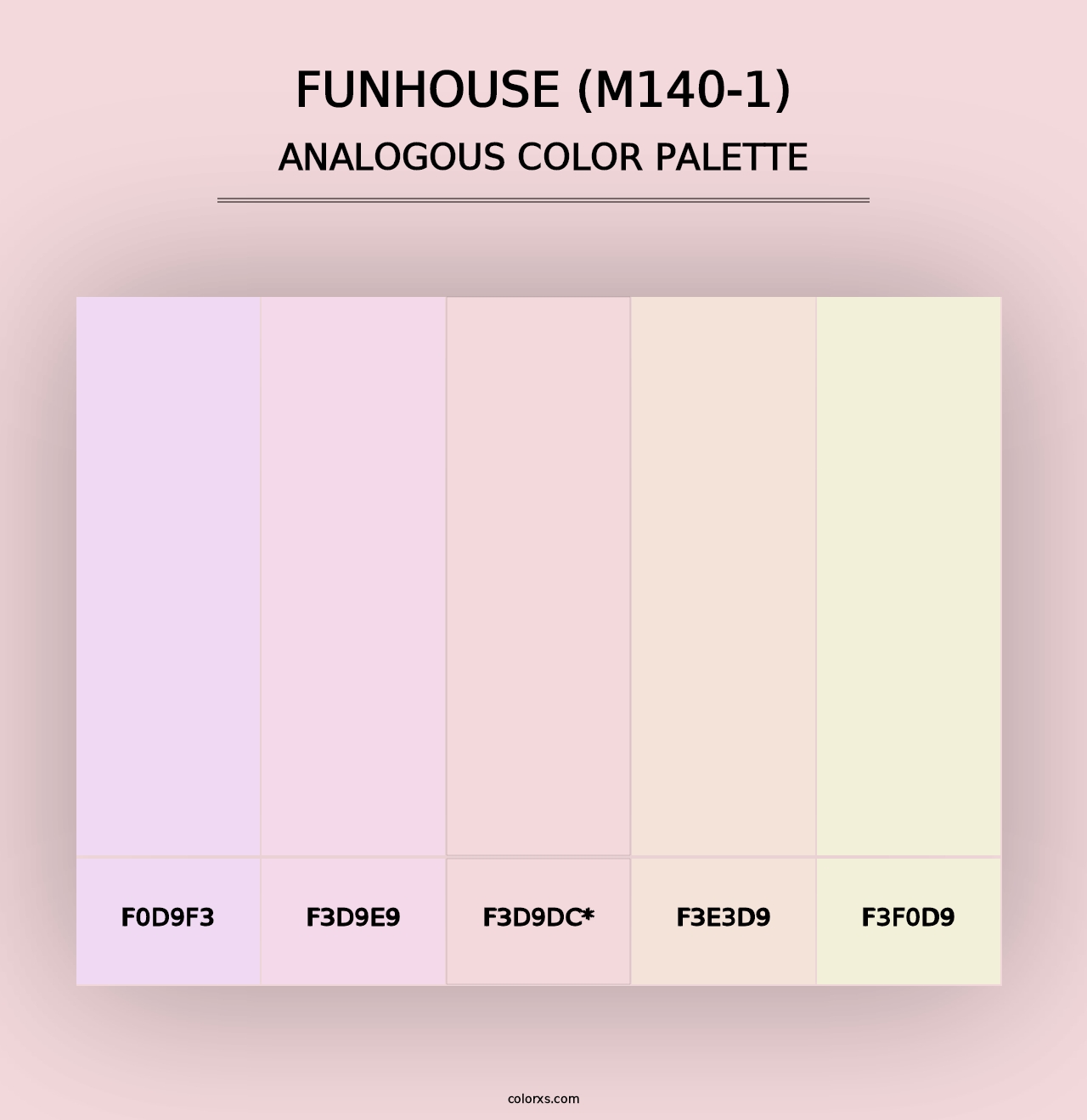 Funhouse (M140-1) - Analogous Color Palette