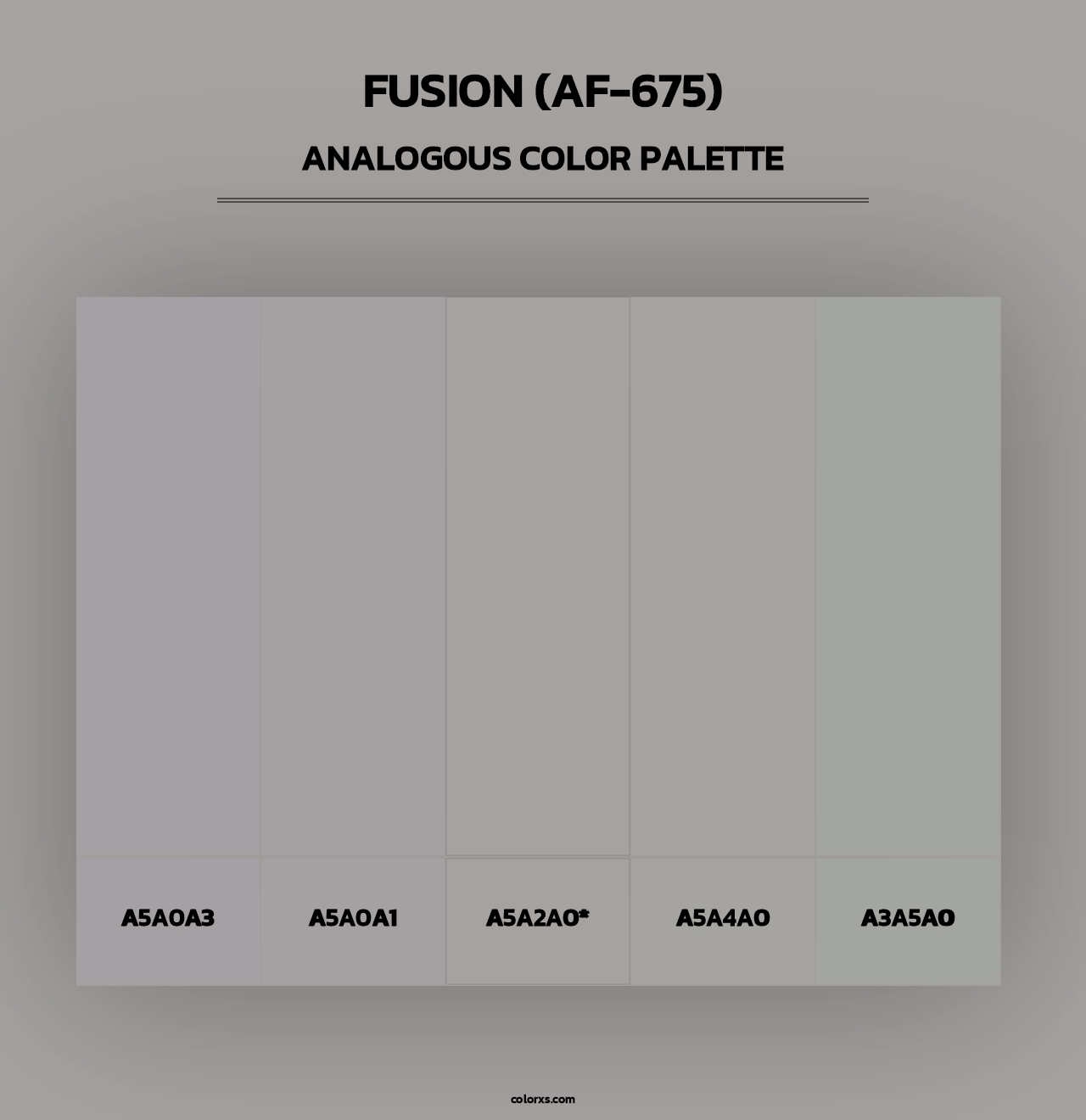 Fusion (AF-675) - Analogous Color Palette