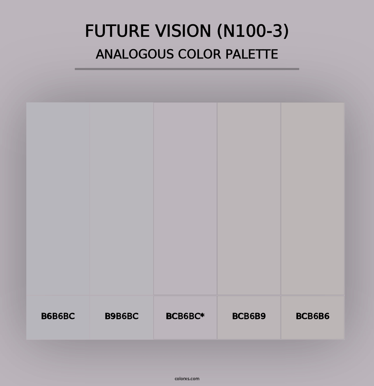 Future Vision (N100-3) - Analogous Color Palette