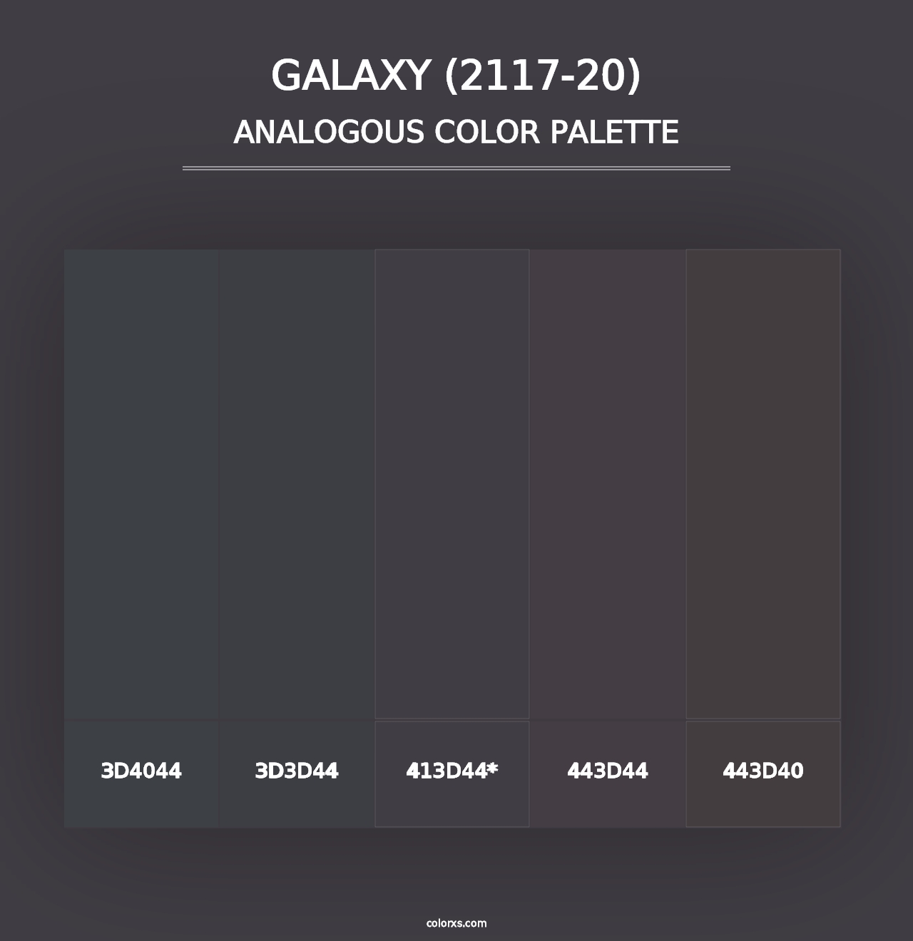 Galaxy (2117-20) - Analogous Color Palette