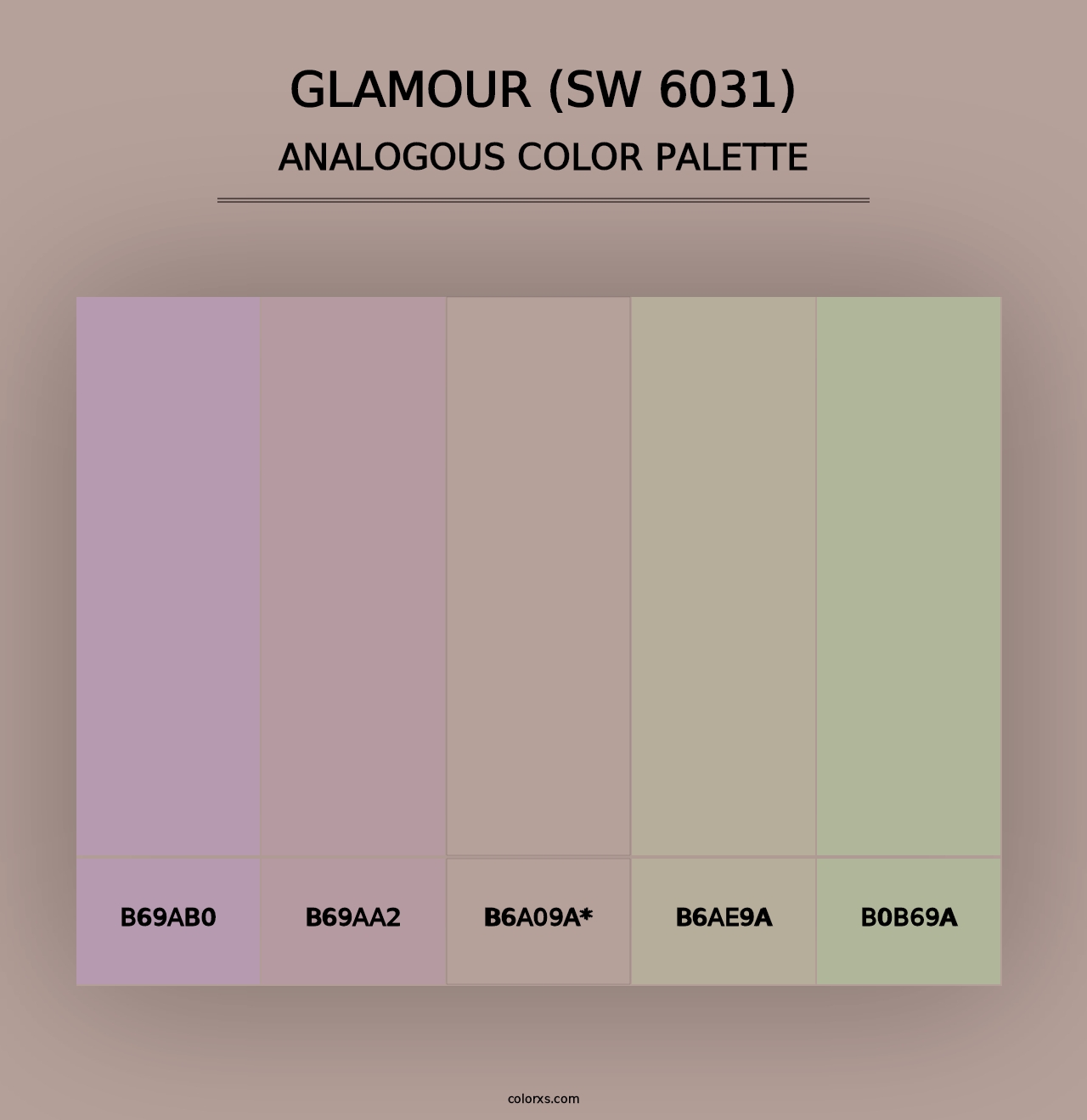 Glamour (SW 6031) - Analogous Color Palette