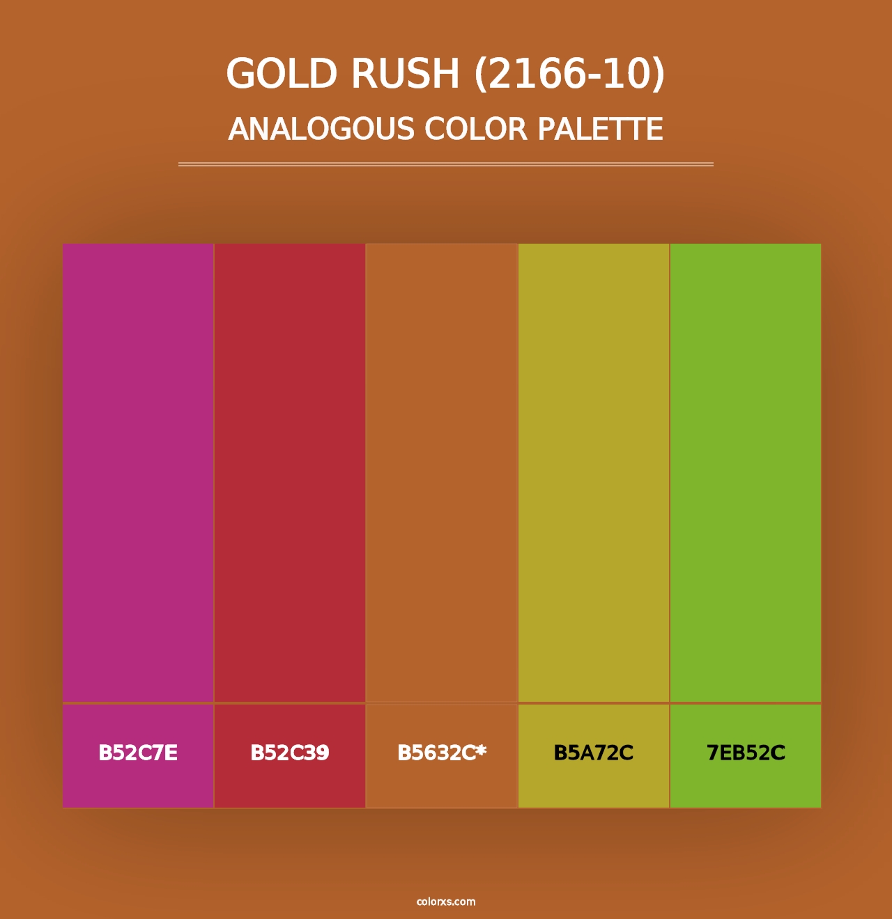 Gold Rush (2166-10) - Analogous Color Palette