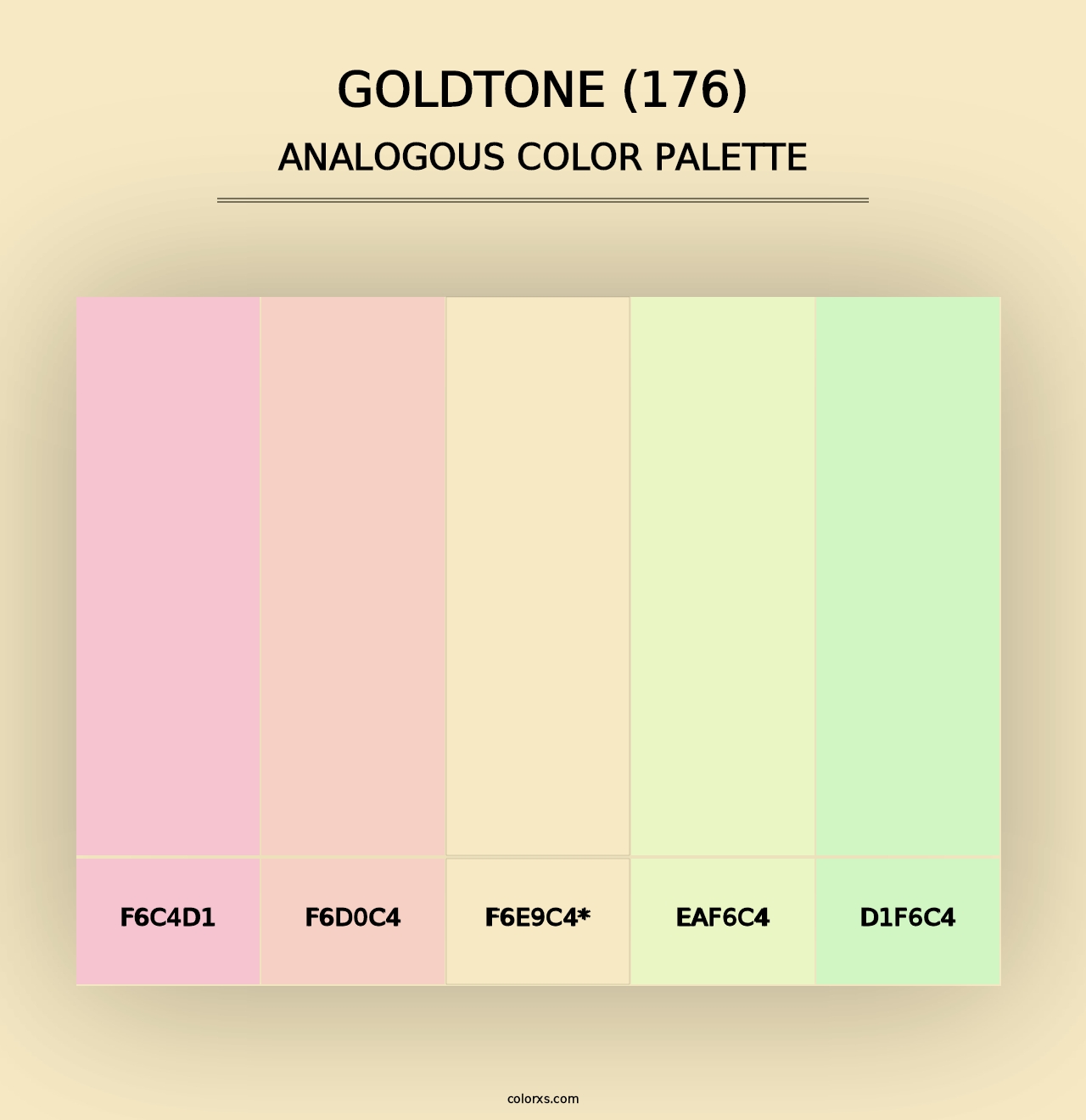 Goldtone (176) - Analogous Color Palette