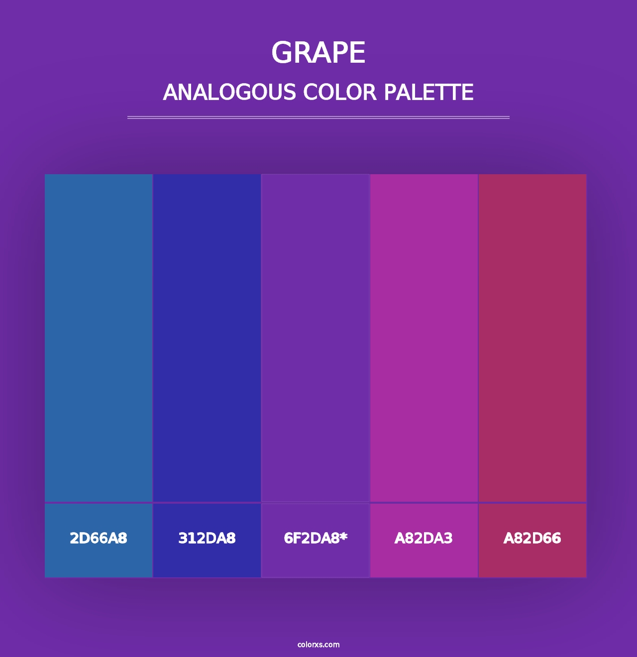 Grape - Analogous Color Palette