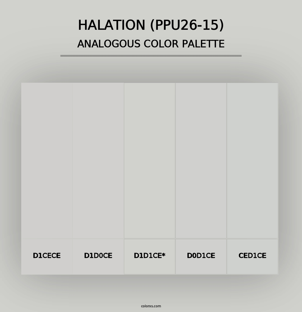 Halation (PPU26-15) - Analogous Color Palette