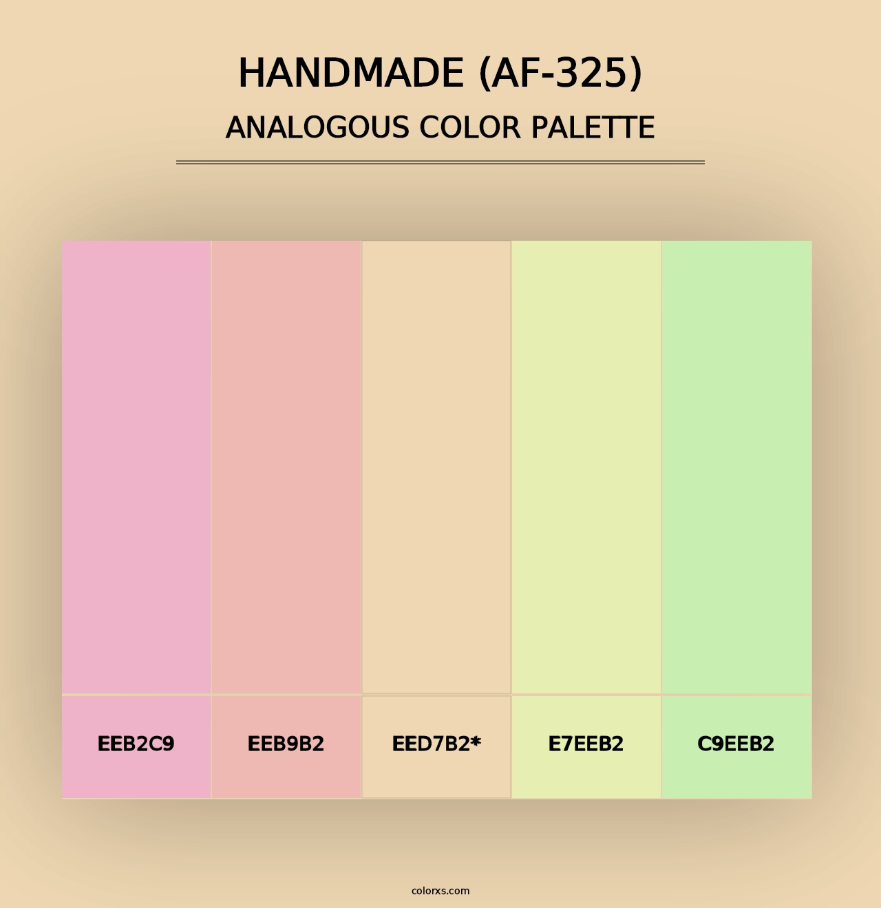 Handmade (AF-325) - Analogous Color Palette