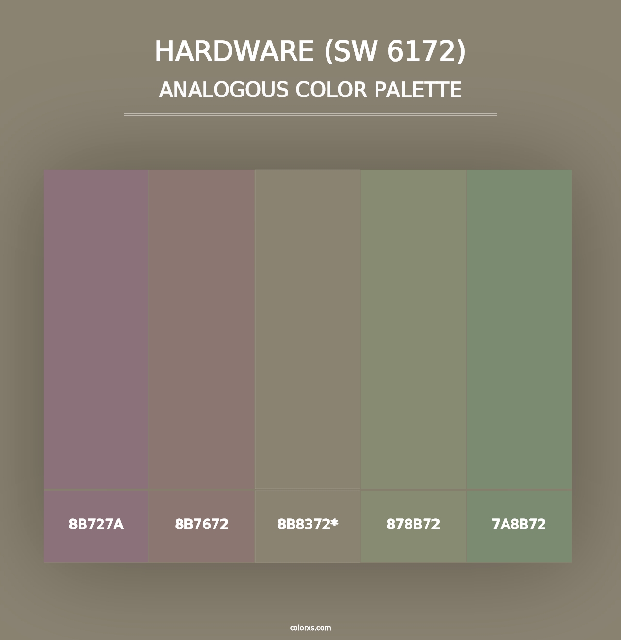 Hardware (SW 6172) - Analogous Color Palette