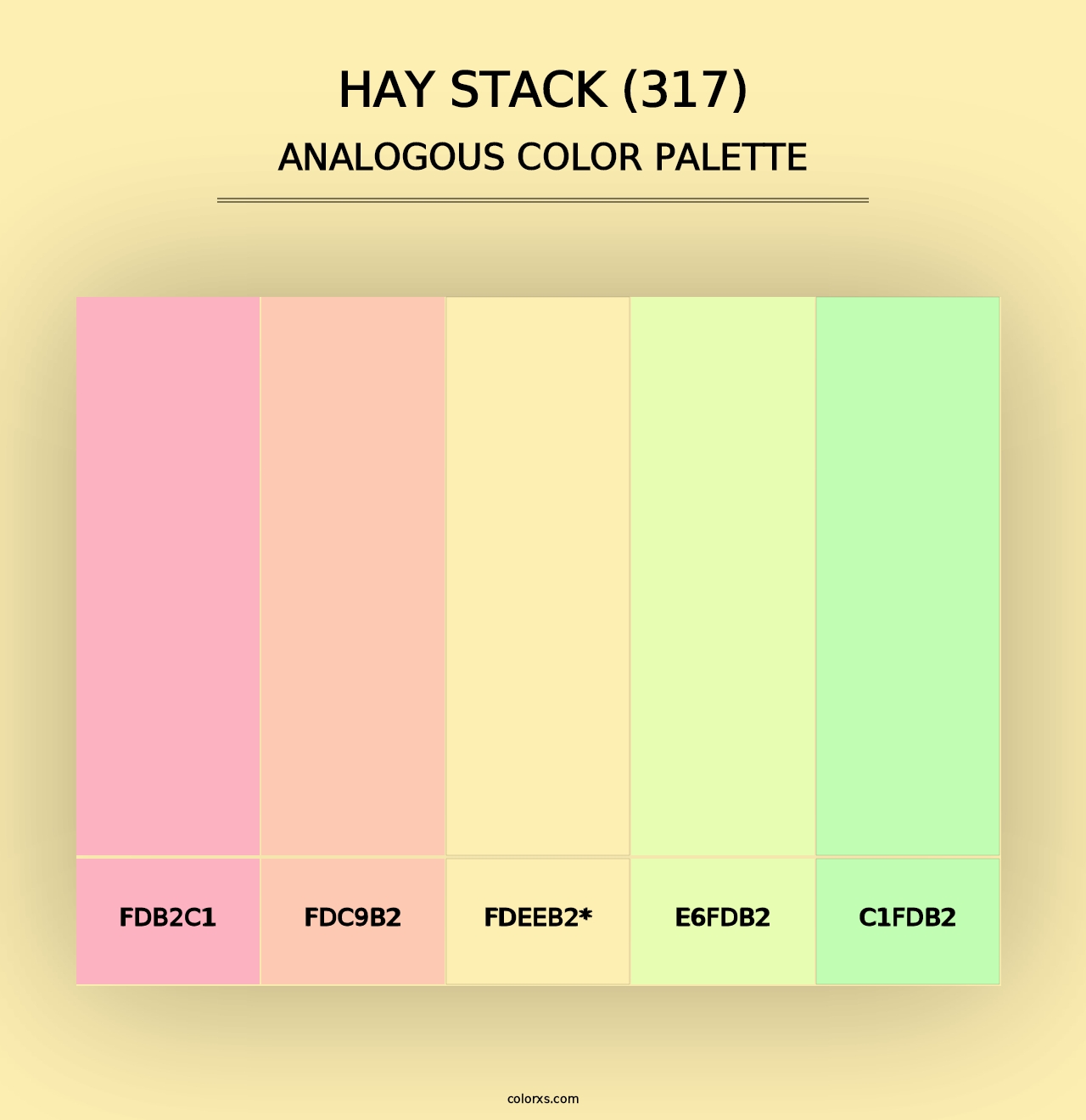 Hay Stack (317) - Analogous Color Palette