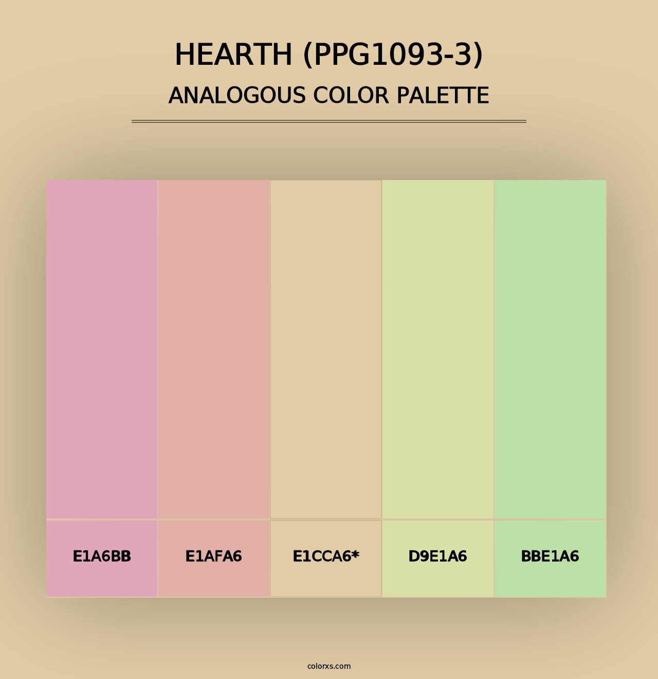 Hearth (PPG1093-3) - Analogous Color Palette