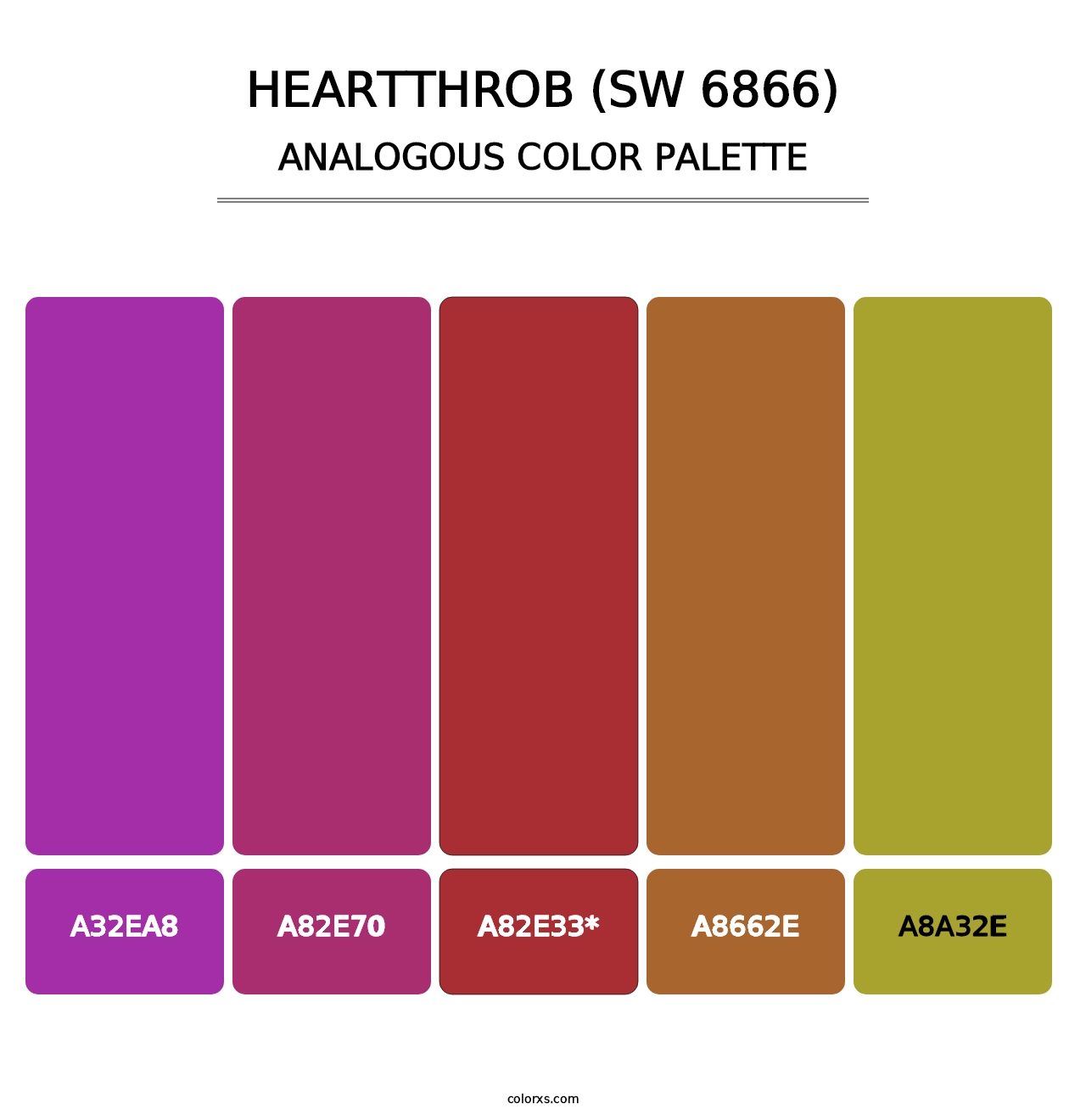 Heartthrob (SW 6866) - Analogous Color Palette