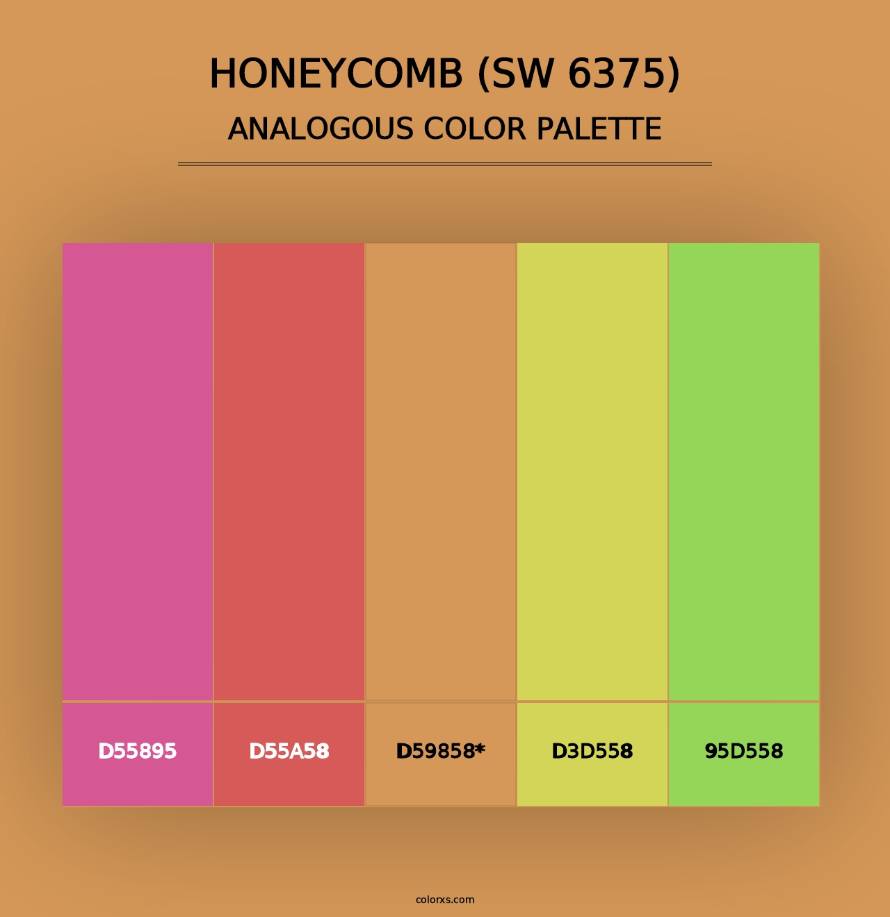 Honeycomb (SW 6375) - Analogous Color Palette